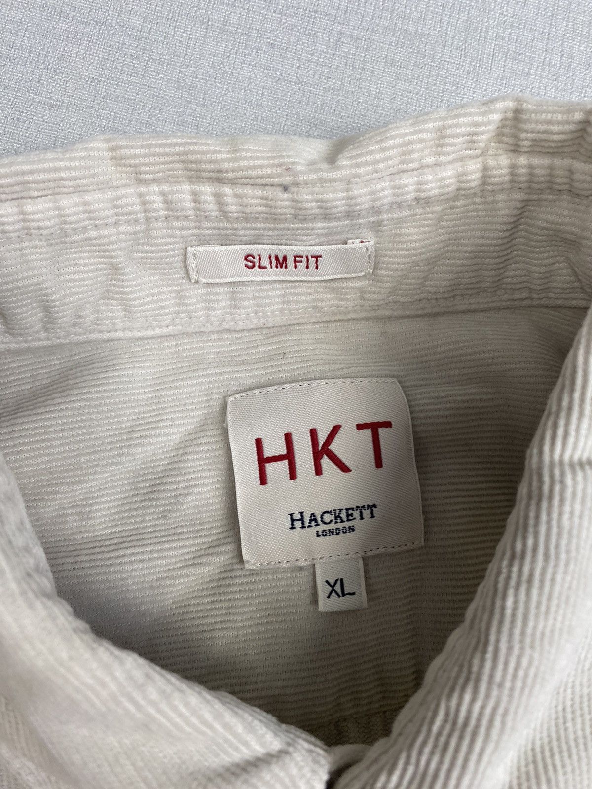 Hackett Mens Hackett London Corduroy Long Sleeve shirt size XL Size US XL / EU 56 / 4 - 3 Thumbnail
