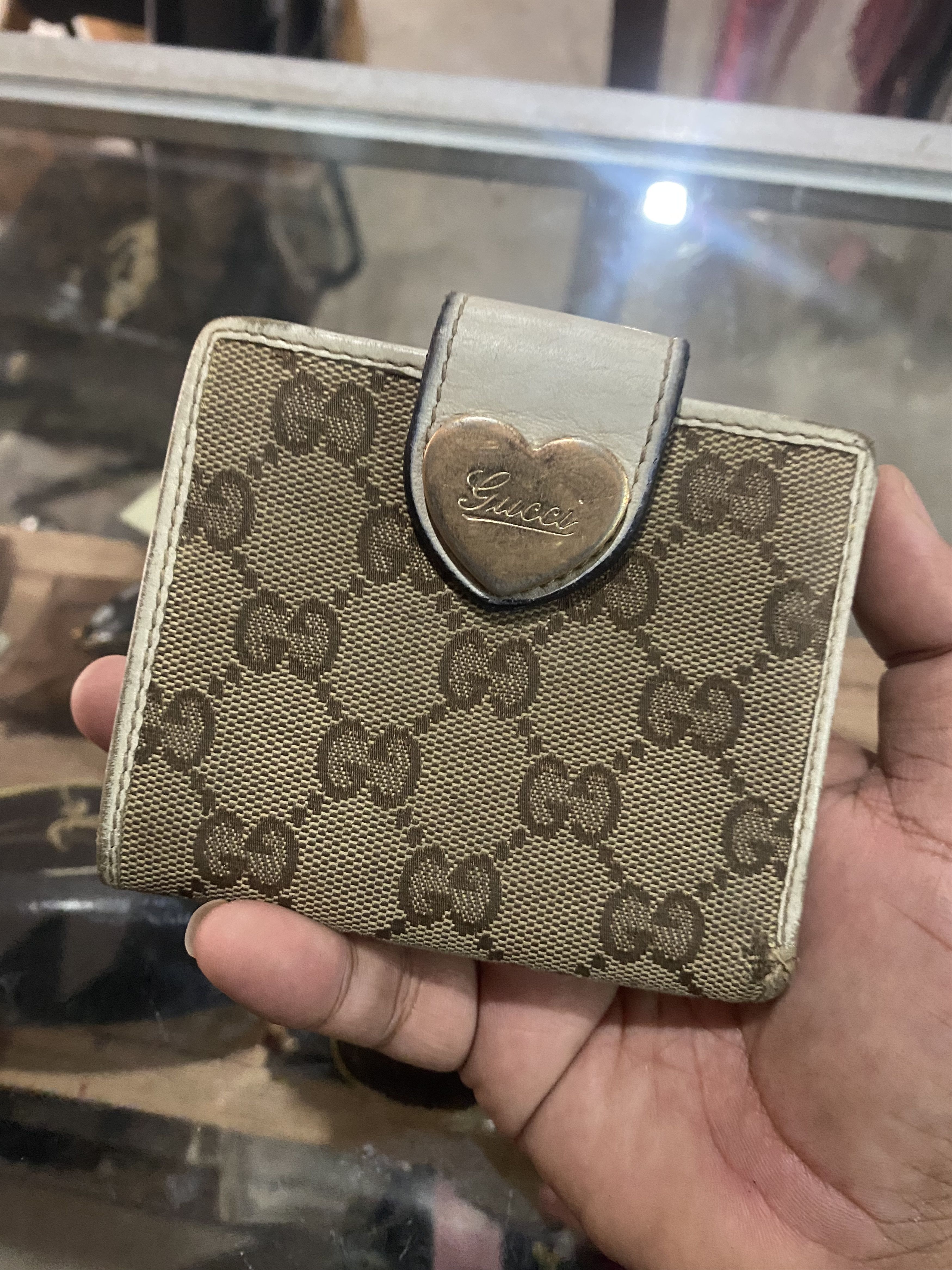 Gucci Vintage Gucci Love GG Wallet 496085 Size ONE SIZE - 1 Thumbnail