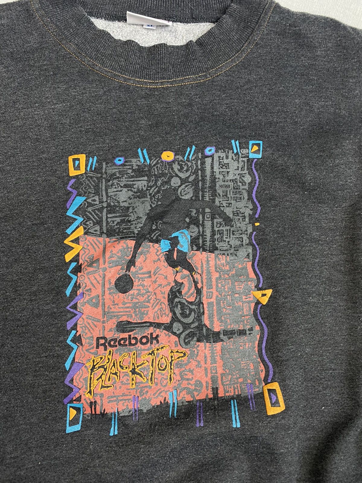 Reebok × Vintage Men’s Vintage Reebok Blacktop Sweatshirt size XL Size US XL / EU 56 / 4 - 4 Thumbnail