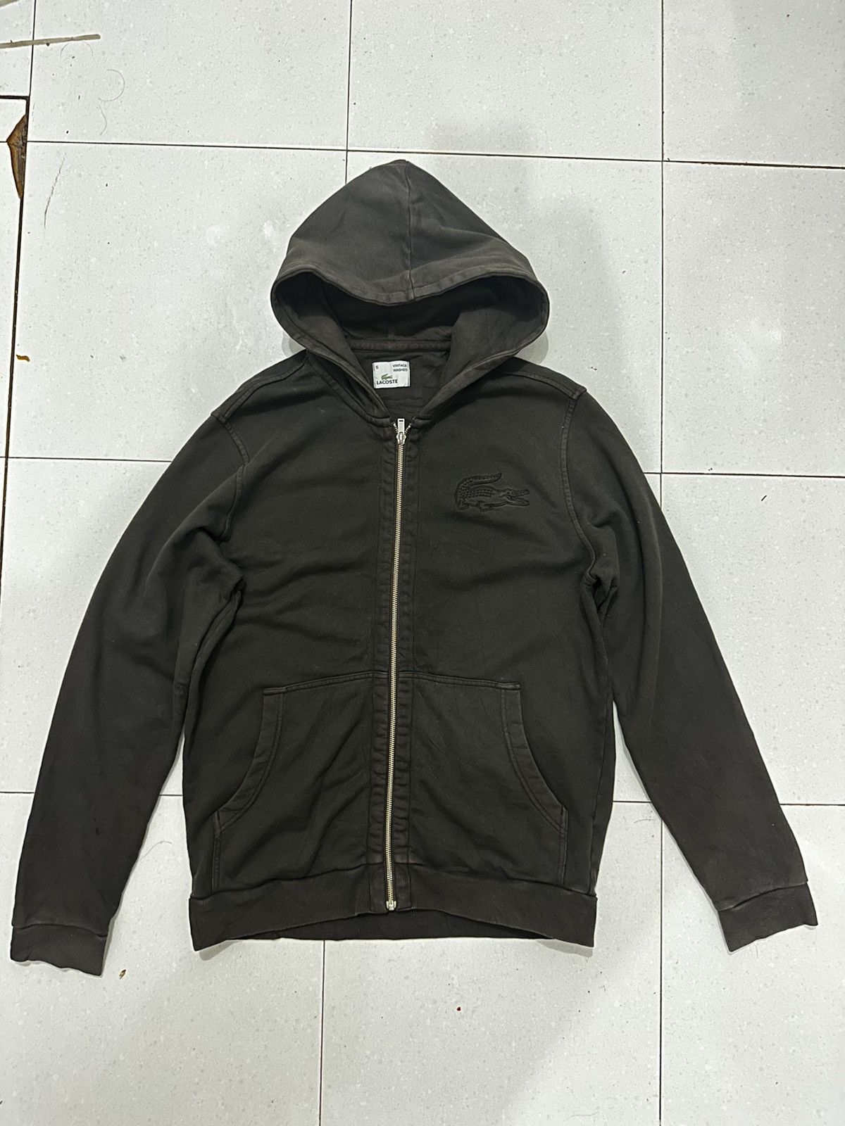 Lacoste Lacoste Vintage Washed Hoodie Size US L / EU 52-54 / 3 - 1 Thumbnail