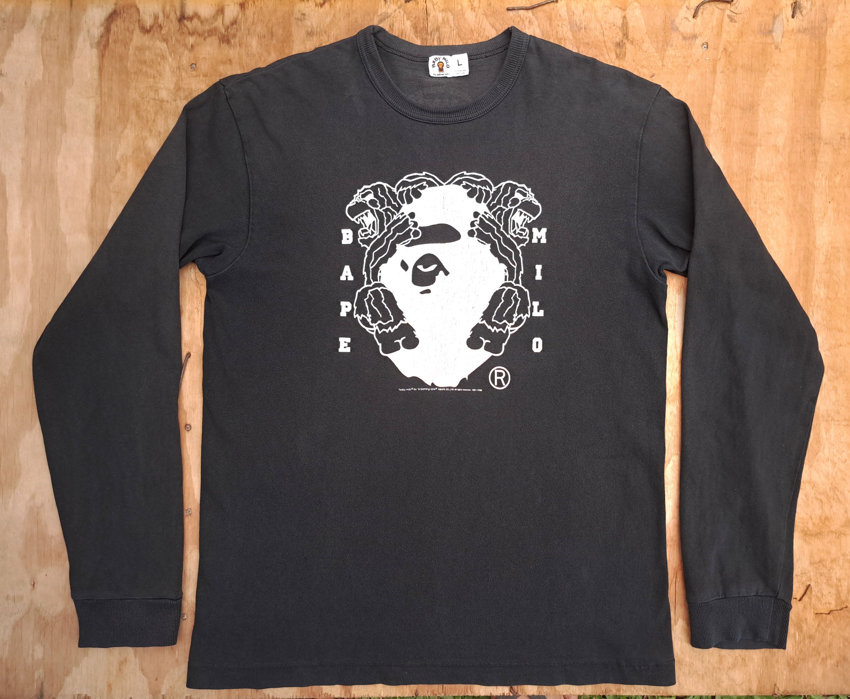 BAPE × KAWS milo animal kingdom T-shirt a bathing ape NIGO Size M