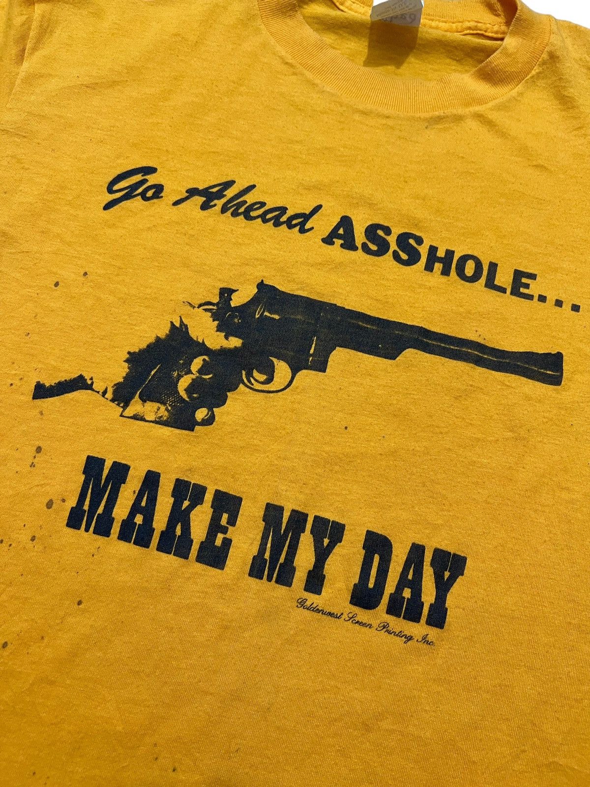 Vintage Vintage 80s Dirty Harry Make My Day Clint Eastwood Size US L / EU 52-54 / 3 - 4 Thumbnail