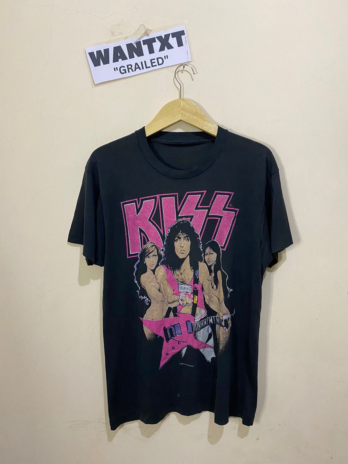 VINTAGE 80s RARE KISS BAND 