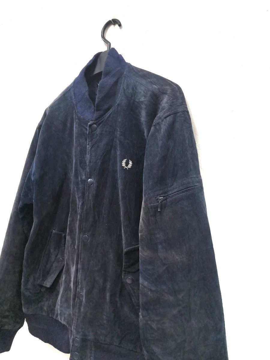 Fred Perry Vtg Fred Perry Curduroy Blue Bomber Jacket Size US L / EU 52-54 / 3 - 2 Thumbnail