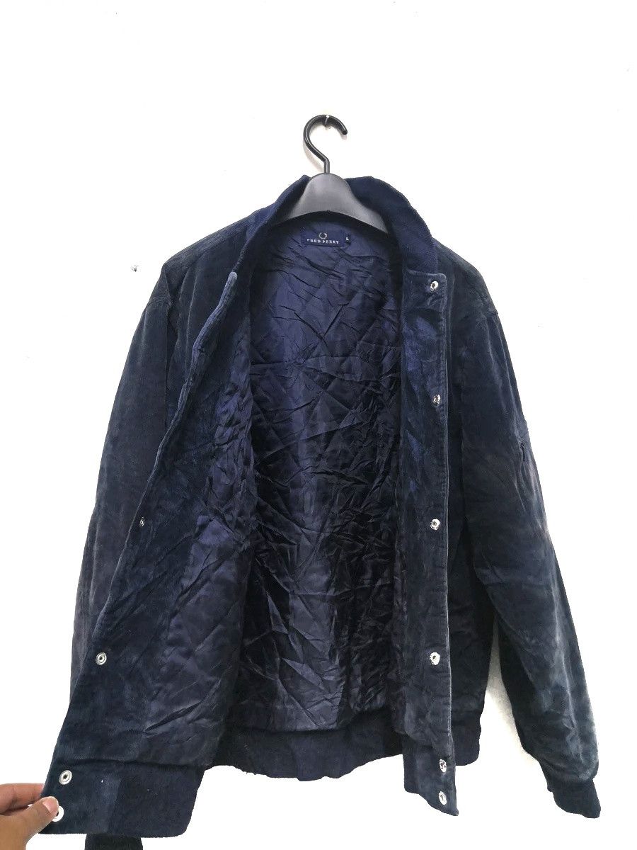 Fred Perry Vtg Fred Perry Curduroy Blue Bomber Jacket Size US L / EU 52-54 / 3 - 6 Thumbnail