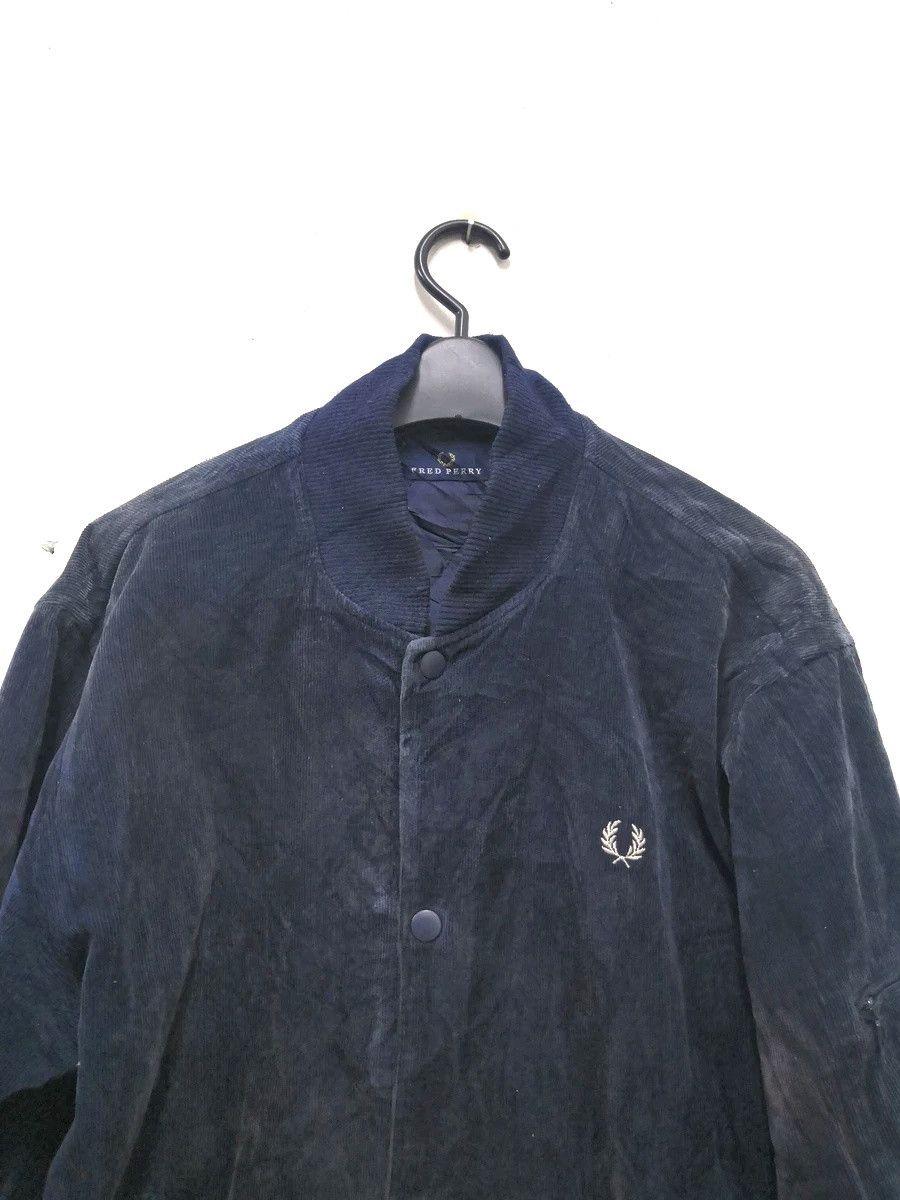 Fred Perry Vtg Fred Perry Curduroy Blue Bomber Jacket Size US L / EU 52-54 / 3 - 4 Thumbnail