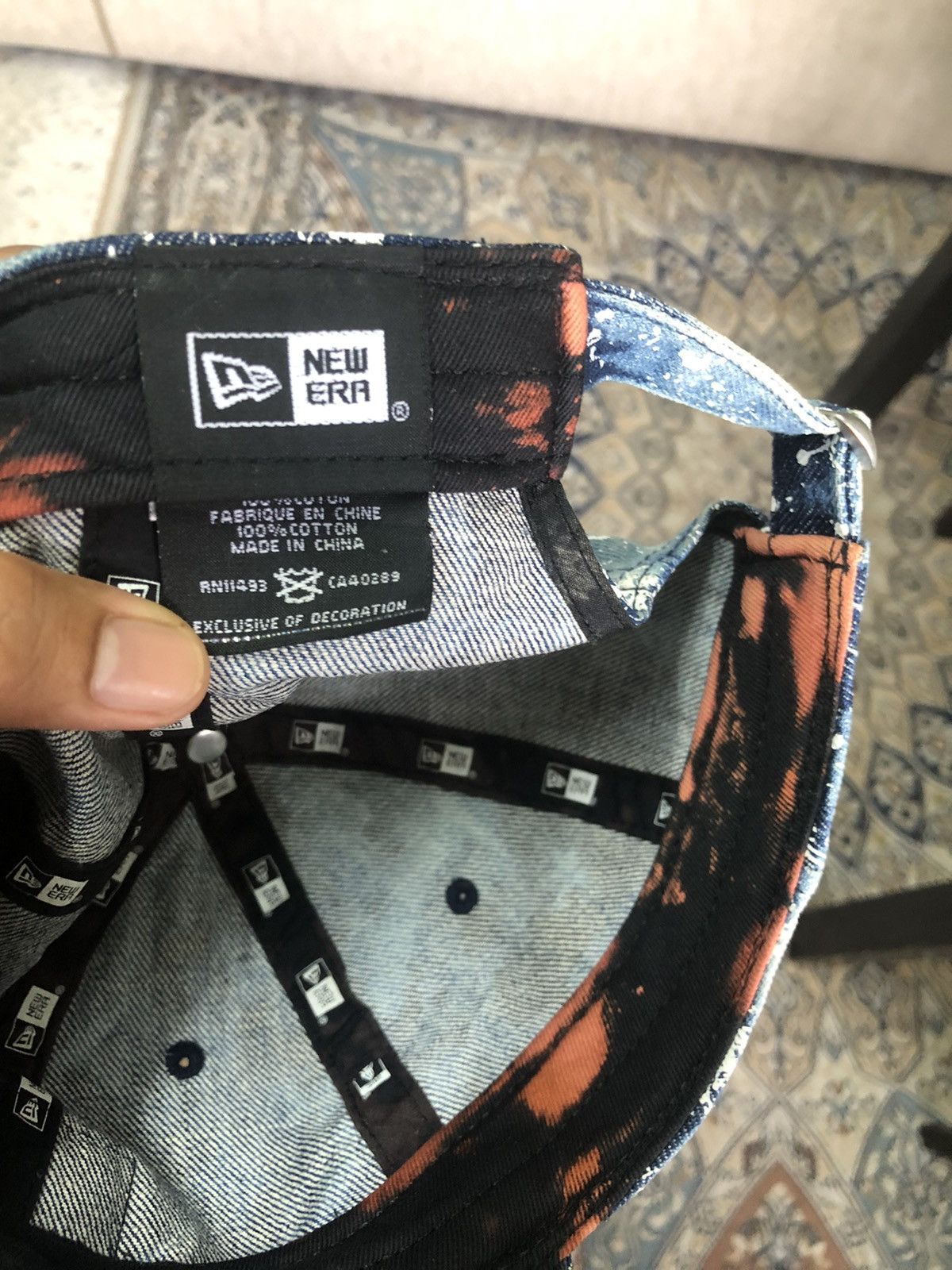 New Era Rare❗️New Era Spalsh Paint 9Forty Cap Like Kapital Size ONE SIZE - 11 Thumbnail