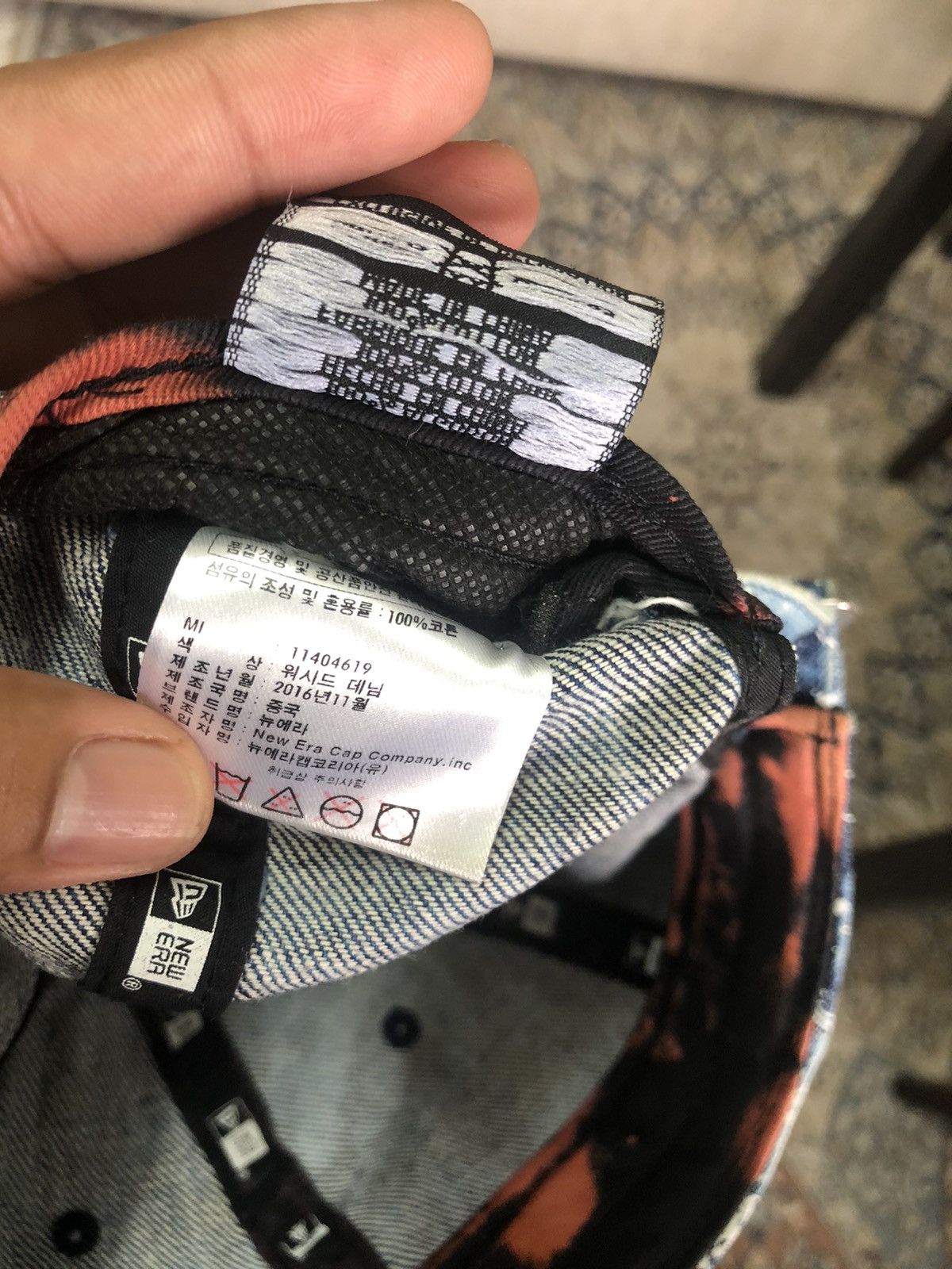 New Era Rare❗️New Era Spalsh Paint 9Forty Cap Like Kapital Size ONE SIZE - 12 Thumbnail