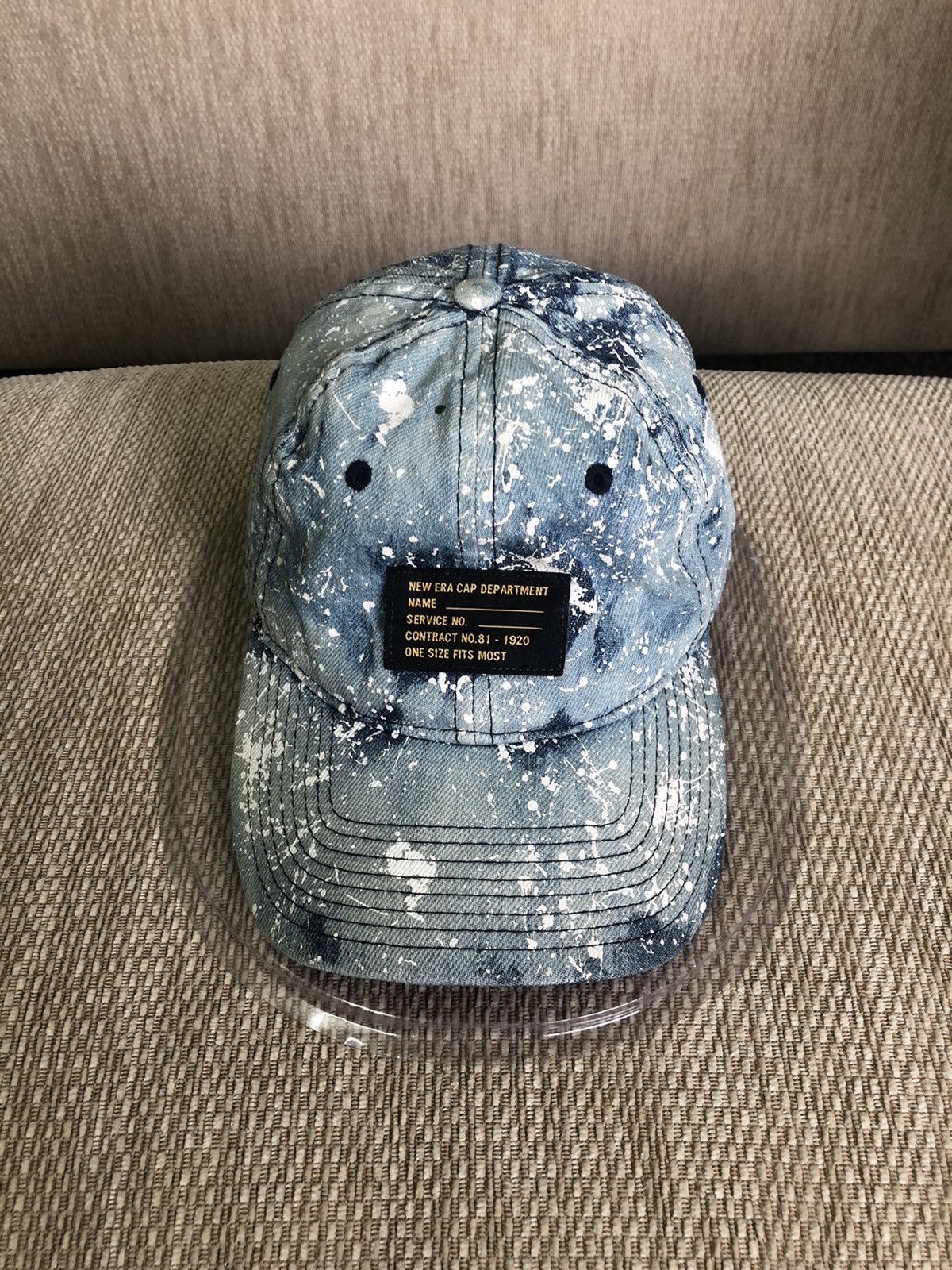 New Era Rare❗️New Era Spalsh Paint 9Forty Cap Like Kapital Size ONE SIZE - 3 Thumbnail