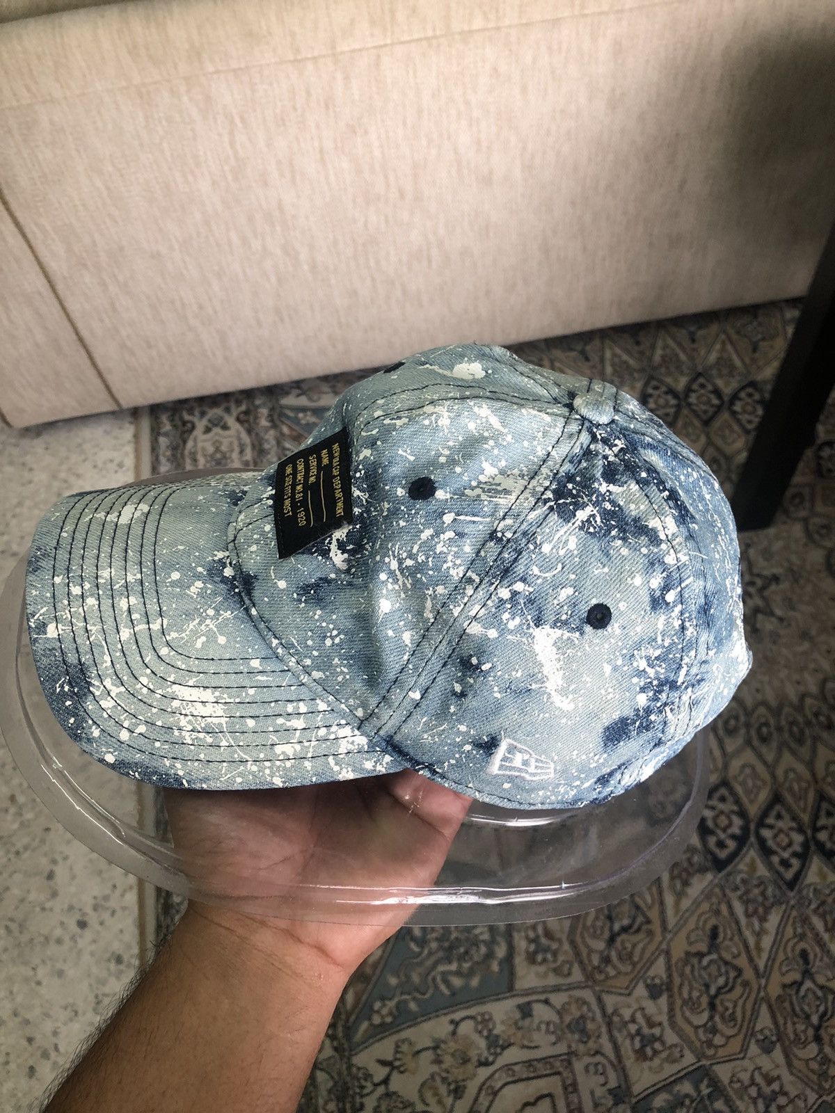 New Era Rare❗️New Era Spalsh Paint 9Forty Cap Like Kapital Size ONE SIZE - 6 Thumbnail