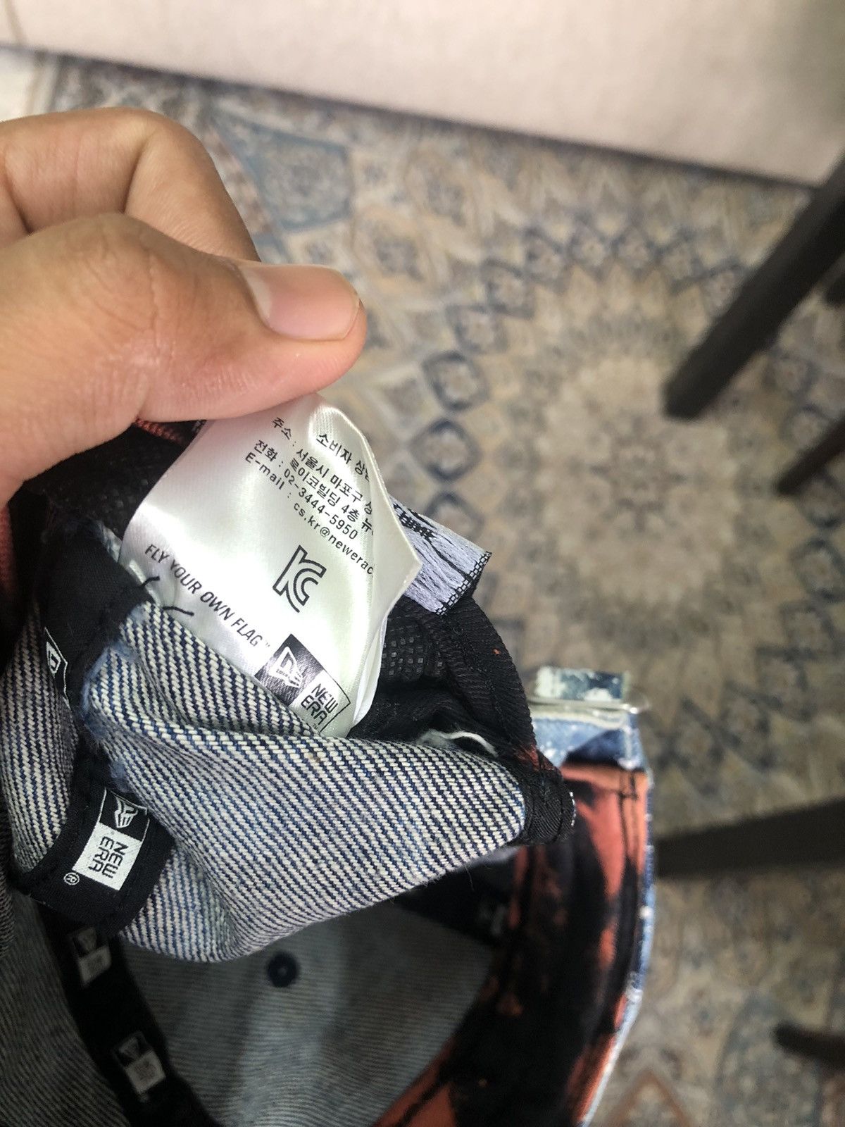 New Era Rare❗️New Era Spalsh Paint 9Forty Cap Like Kapital Size ONE SIZE - 14 Thumbnail
