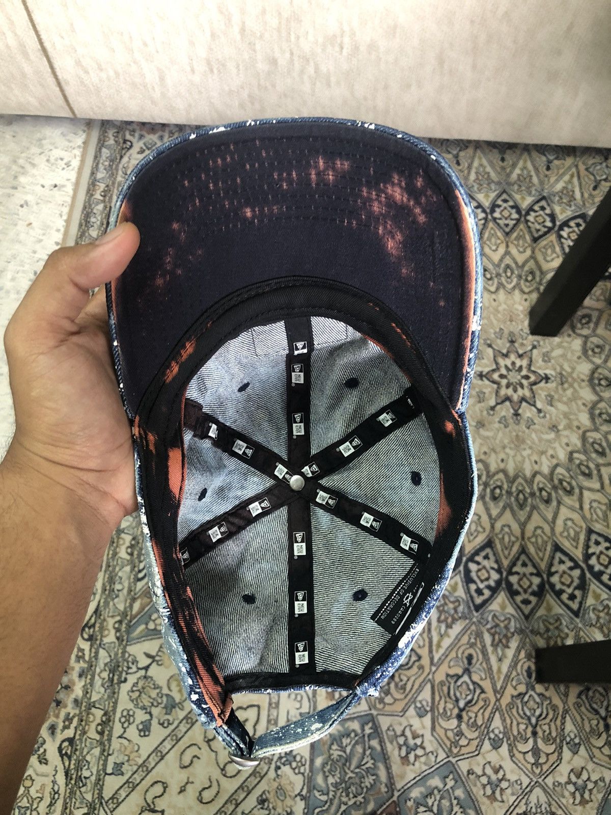 New Era Rare❗️New Era Spalsh Paint 9Forty Cap Like Kapital Size ONE SIZE - 10 Thumbnail