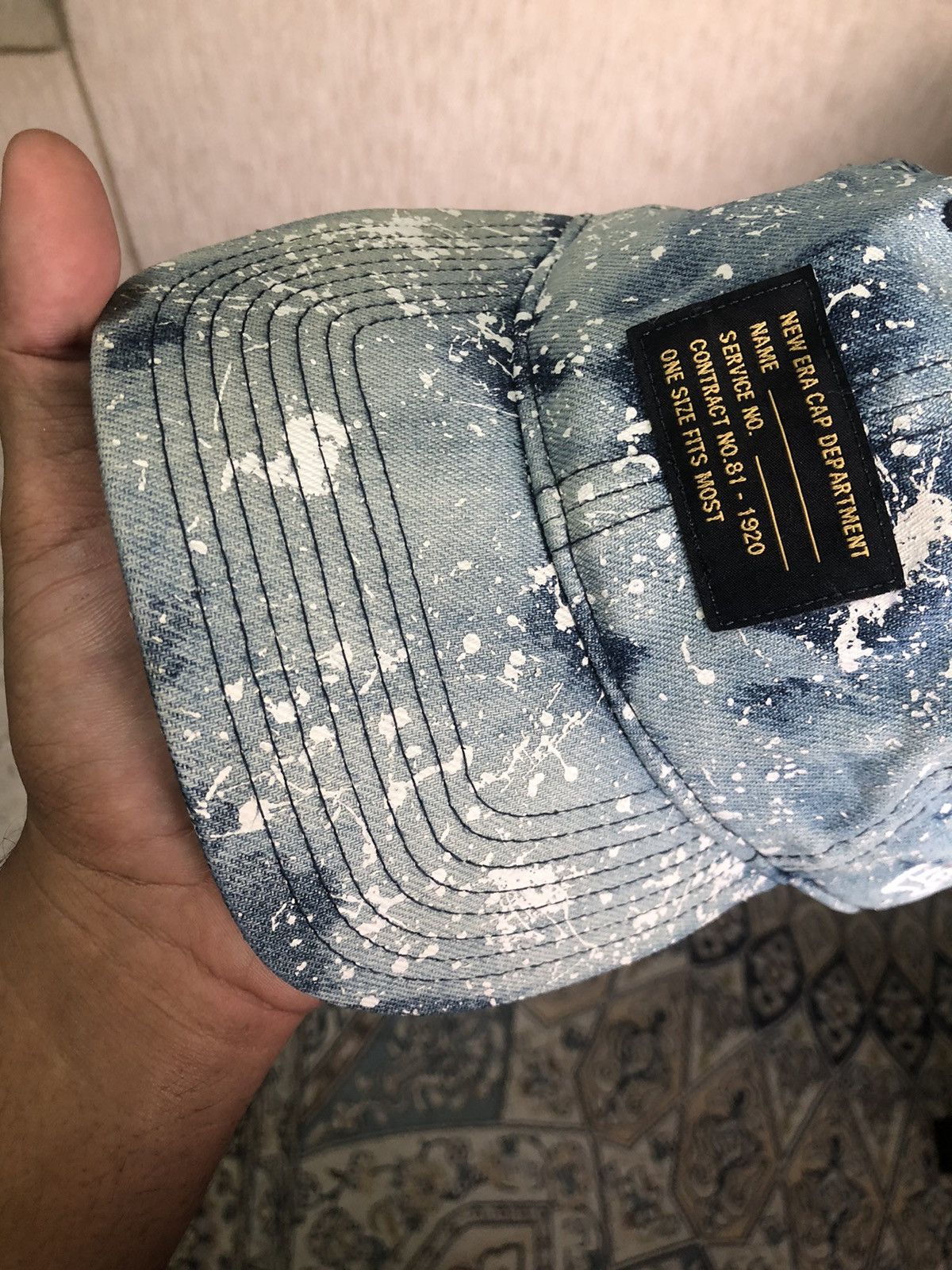 New Era Rare❗️New Era Spalsh Paint 9Forty Cap Like Kapital Size ONE SIZE - 9 Thumbnail
