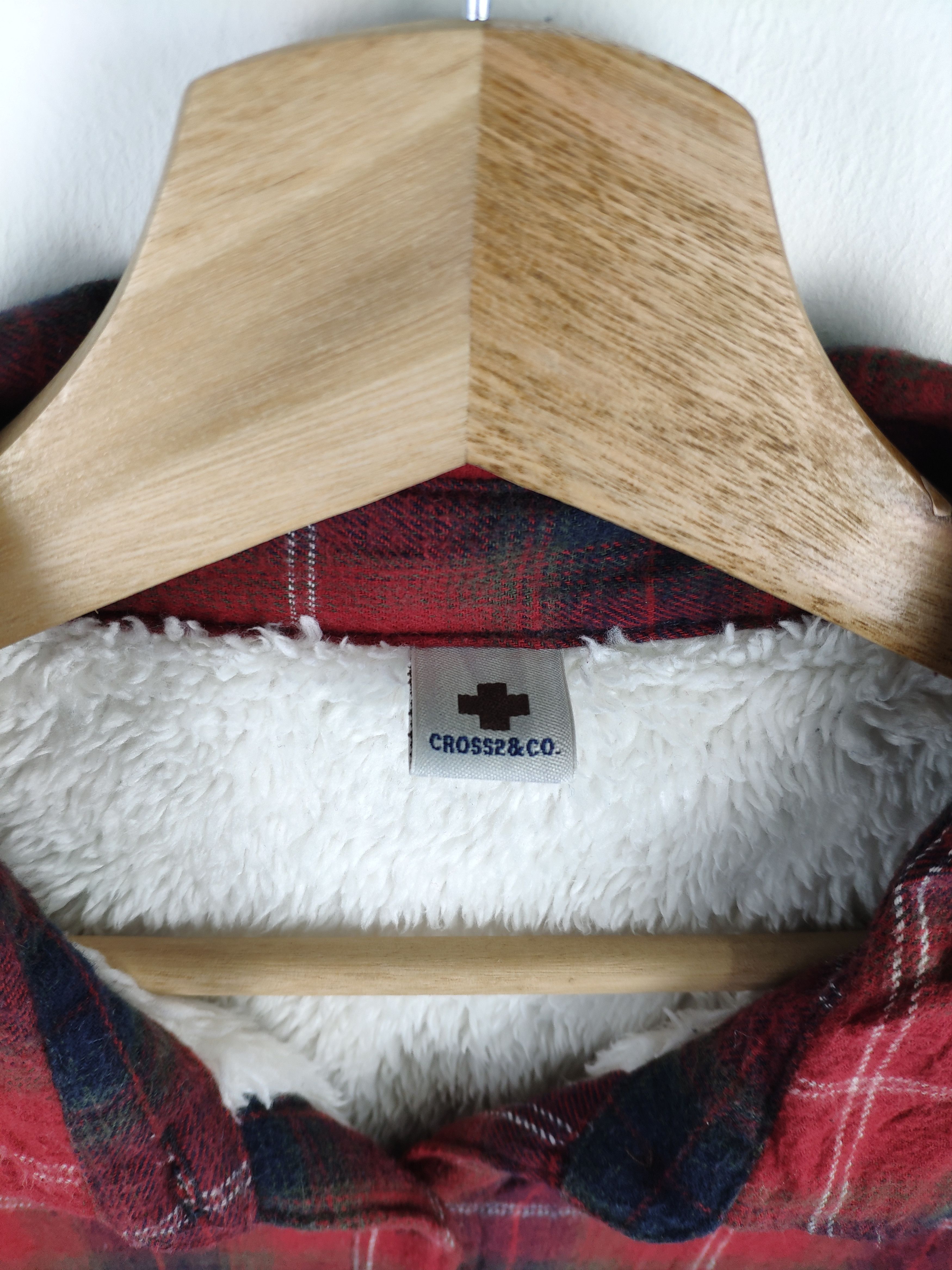 Flannel × Japanese Brand × Vintage Vintage Plaid Flannel Shirt Lining Sherpa Travis Style Size S / US 4 / IT 40 - 7 Thumbnail