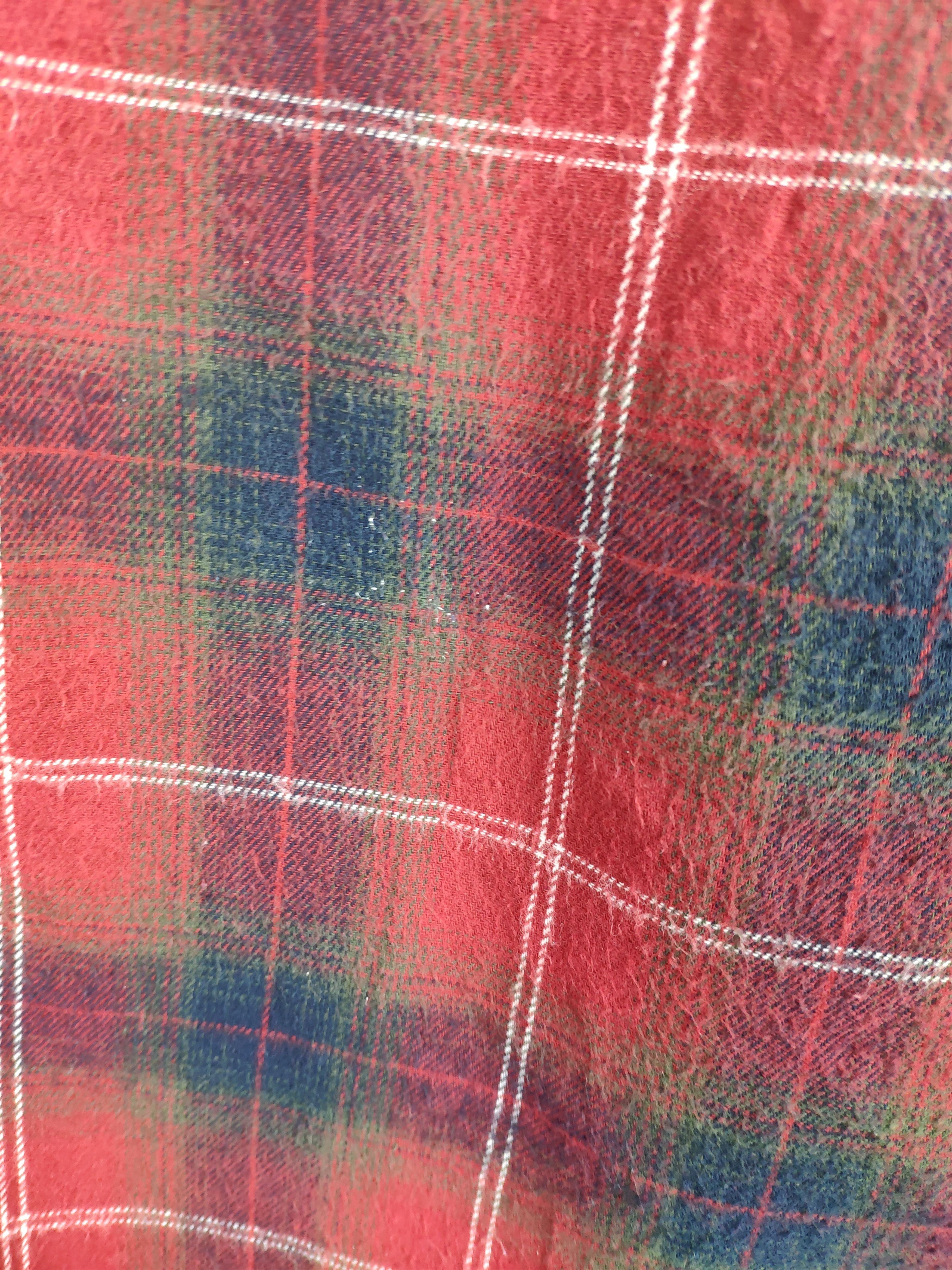 Flannel × Japanese Brand × Vintage Vintage Plaid Flannel Shirt Lining Sherpa Travis Style Size S / US 4 / IT 40 - 4 Thumbnail