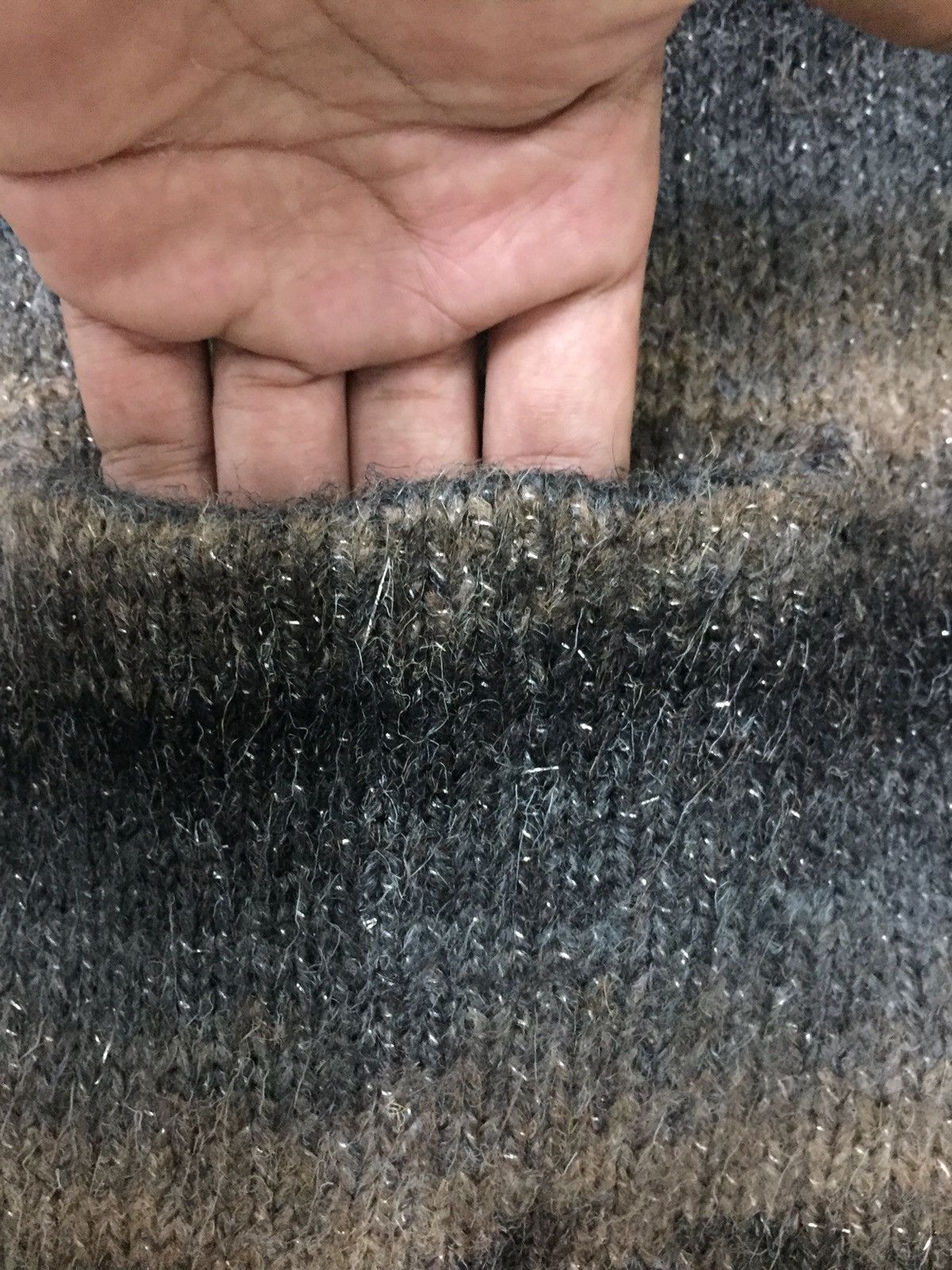 Japanese Brand Earth Music & Ecology Mohair Cardigan Size S / US 4 / IT 40 - 4 Thumbnail