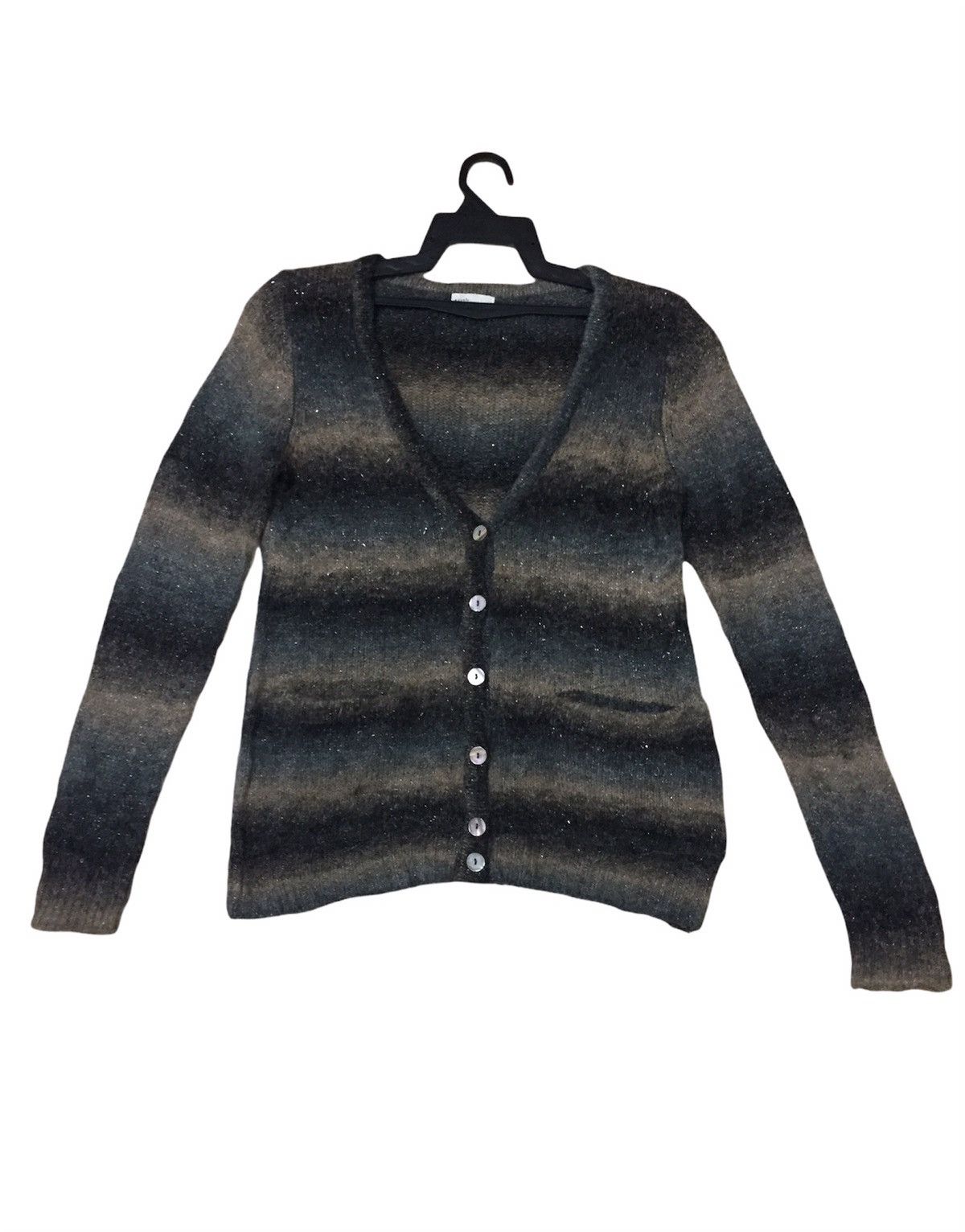Japanese Brand Earth Music & Ecology Mohair Cardigan Size S / US 4 / IT 40 - 1 Thumbnail