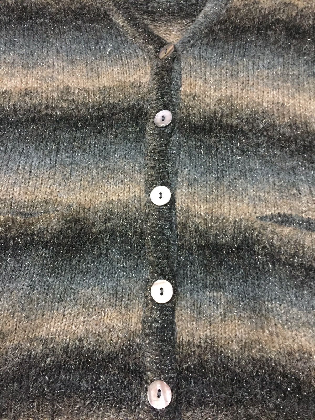 Japanese Brand Earth Music & Ecology Mohair Cardigan Size S / US 4 / IT 40 - 3 Thumbnail