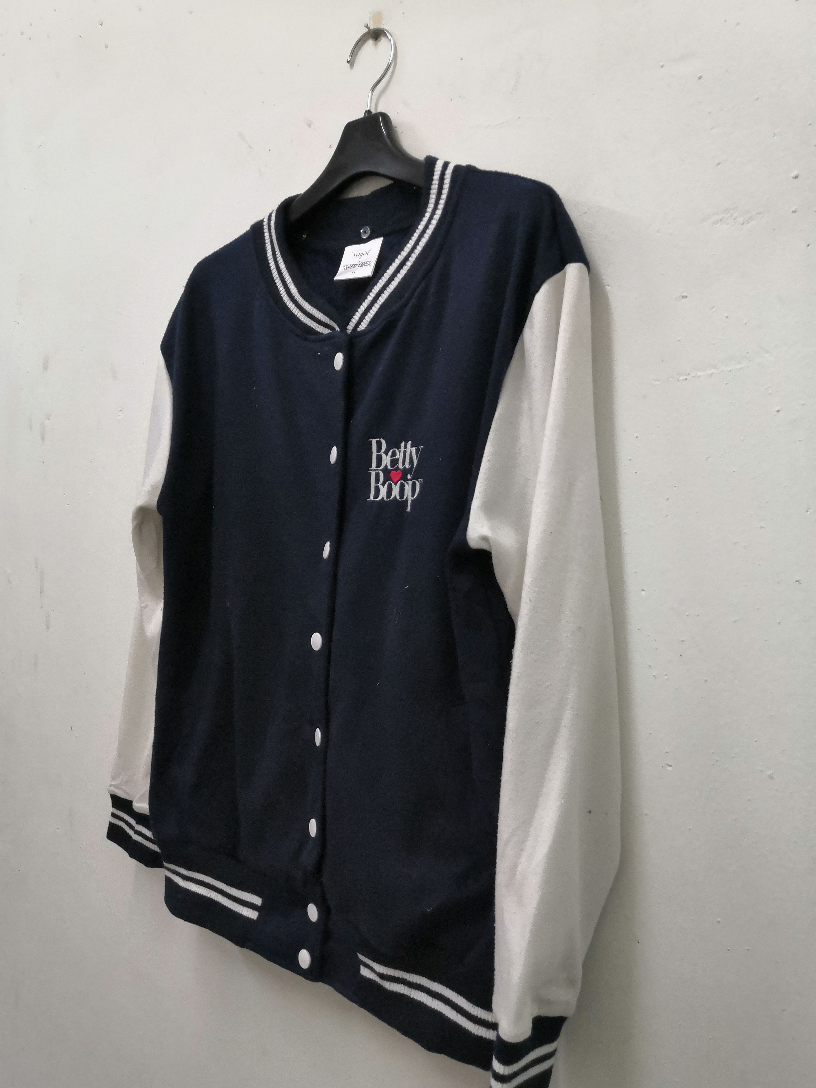 Cartoon Network Vtg Betty Boop Varsity Soft Fleece Jacket Size US M / EU 48-50 / 2 - 4 Thumbnail