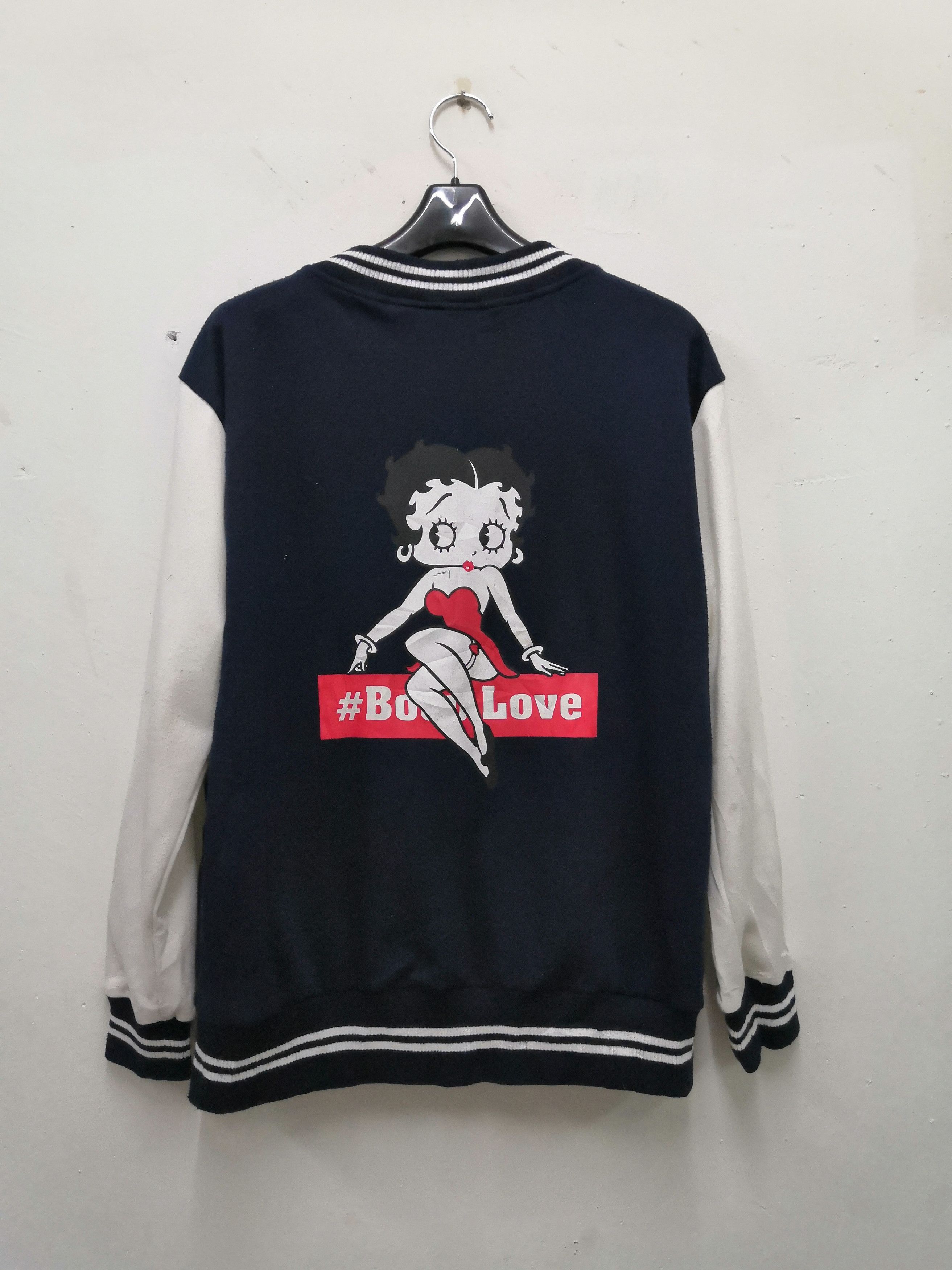 Cartoon Network Vtg Betty Boop Varsity Soft Fleece Jacket Size US M / EU 48-50 / 2 - 1 Thumbnail