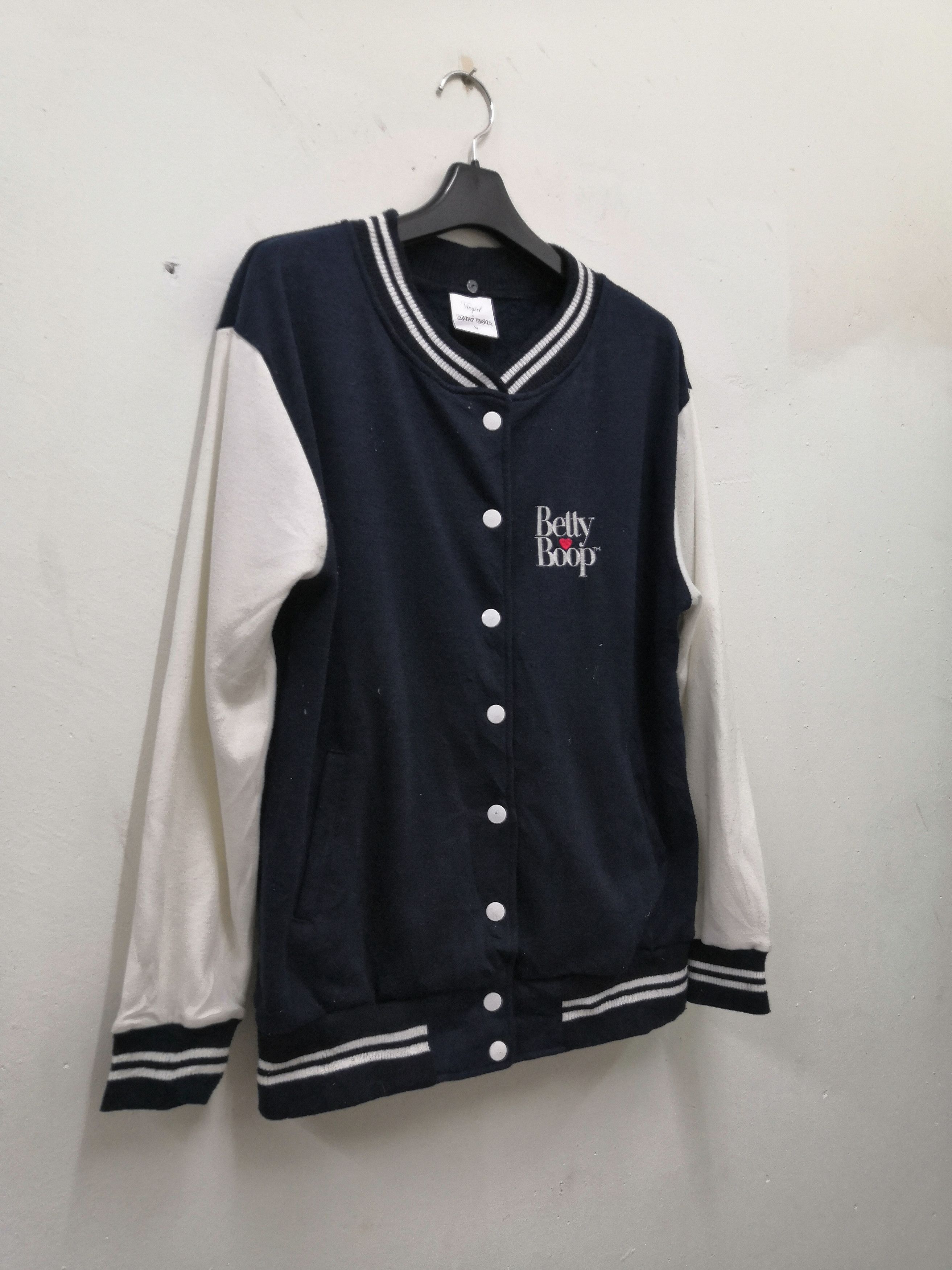 Cartoon Network Vtg Betty Boop Varsity Soft Fleece Jacket Size US M / EU 48-50 / 2 - 3 Thumbnail
