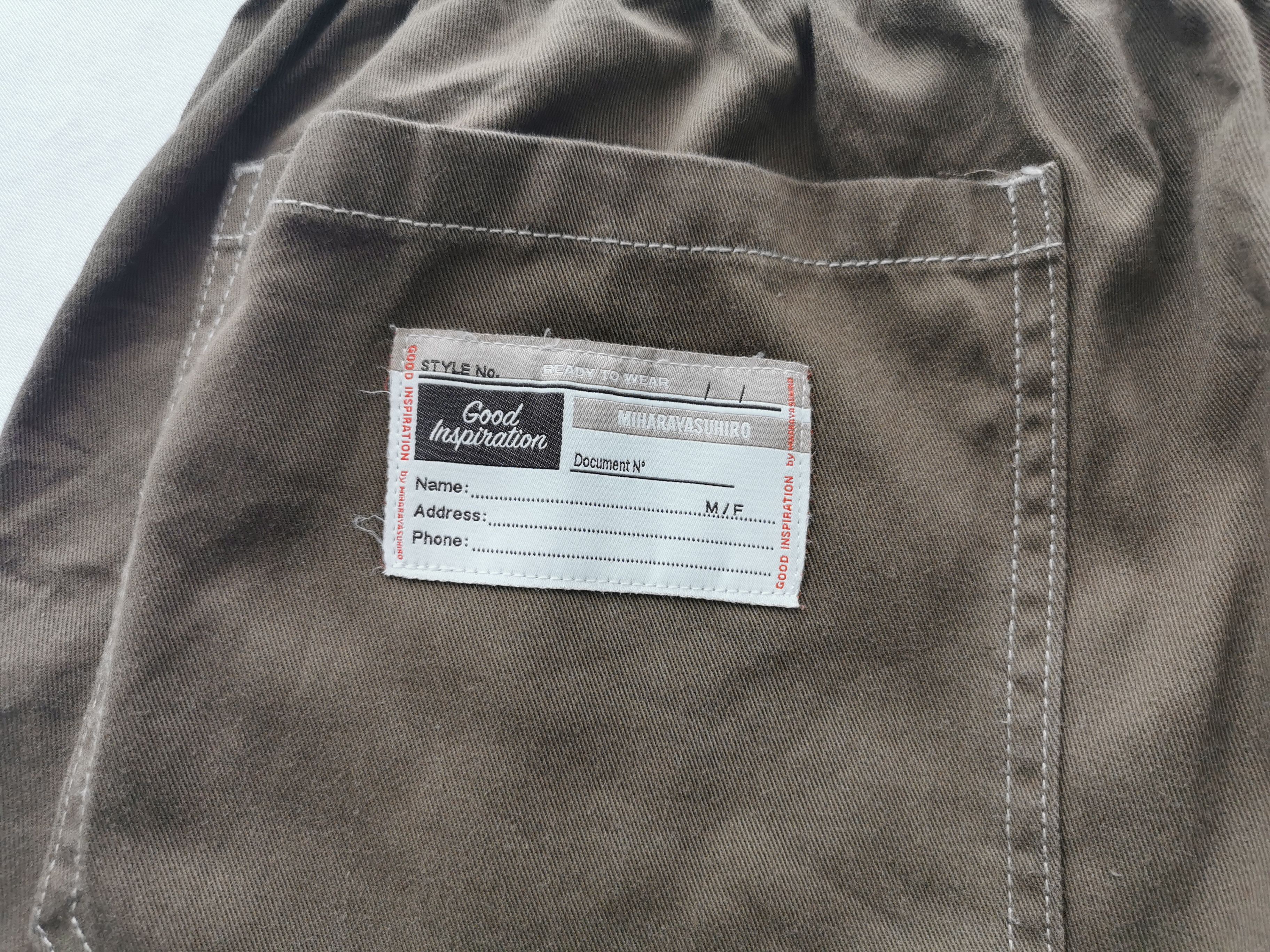 GU × Maison MIHARA YASUHIRO Vintage 90s Miharayasuhiro X GU Trouser Pants Size S Size US 30 / EU 46 - 7 Thumbnail