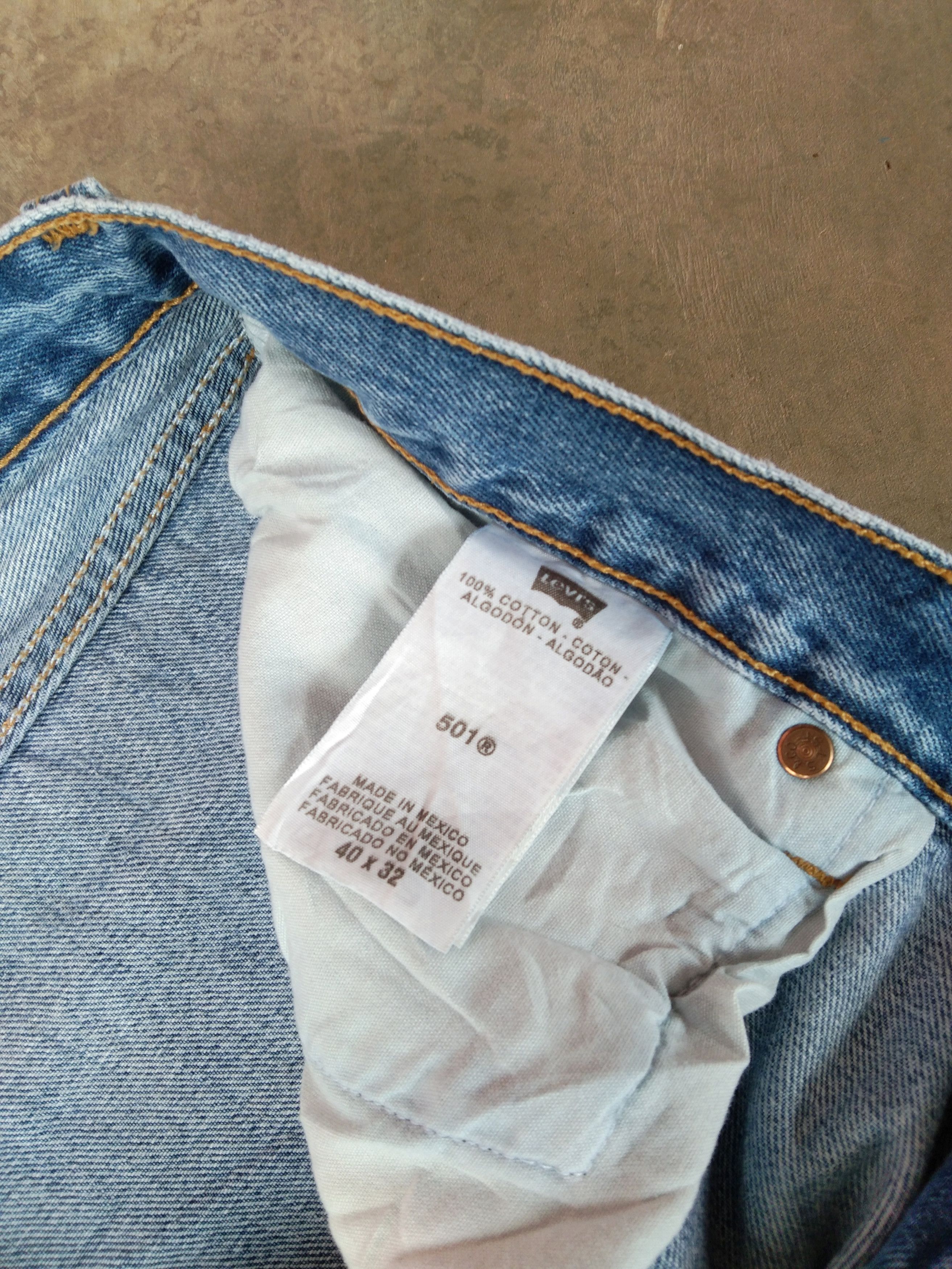 Levi's Vintage Levi's 501 Straight Leg Jeans 40x32 Size US 40 / EU 56 - 5 Thumbnail