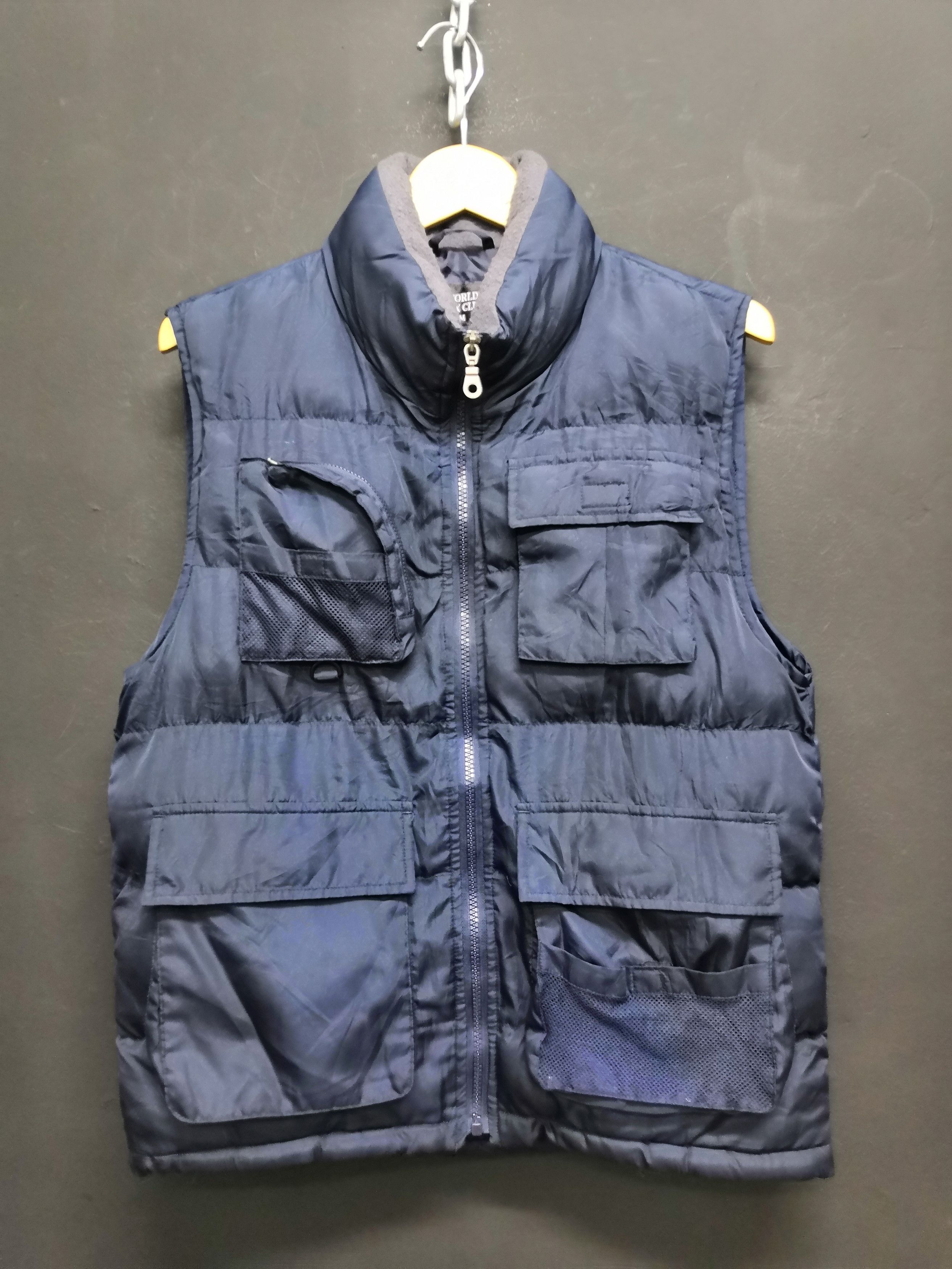 Designer × Japanese Brand World Max Club Puffer Vest Jacket Size US M / EU 48-50 / 2 - 1 Thumbnail