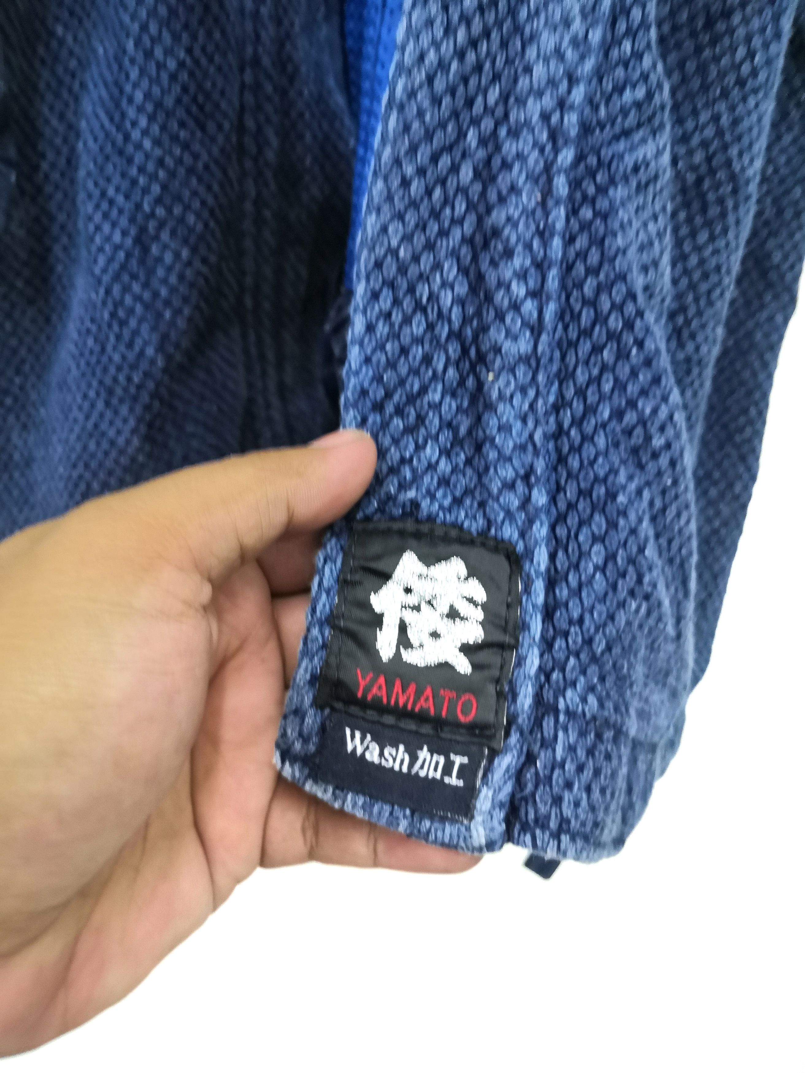 Indigo Vintage Distressed Yamoto Indigo Kendo Hanten Jacket Champ Size US S / EU 44-46 / 1 - 5 Thumbnail