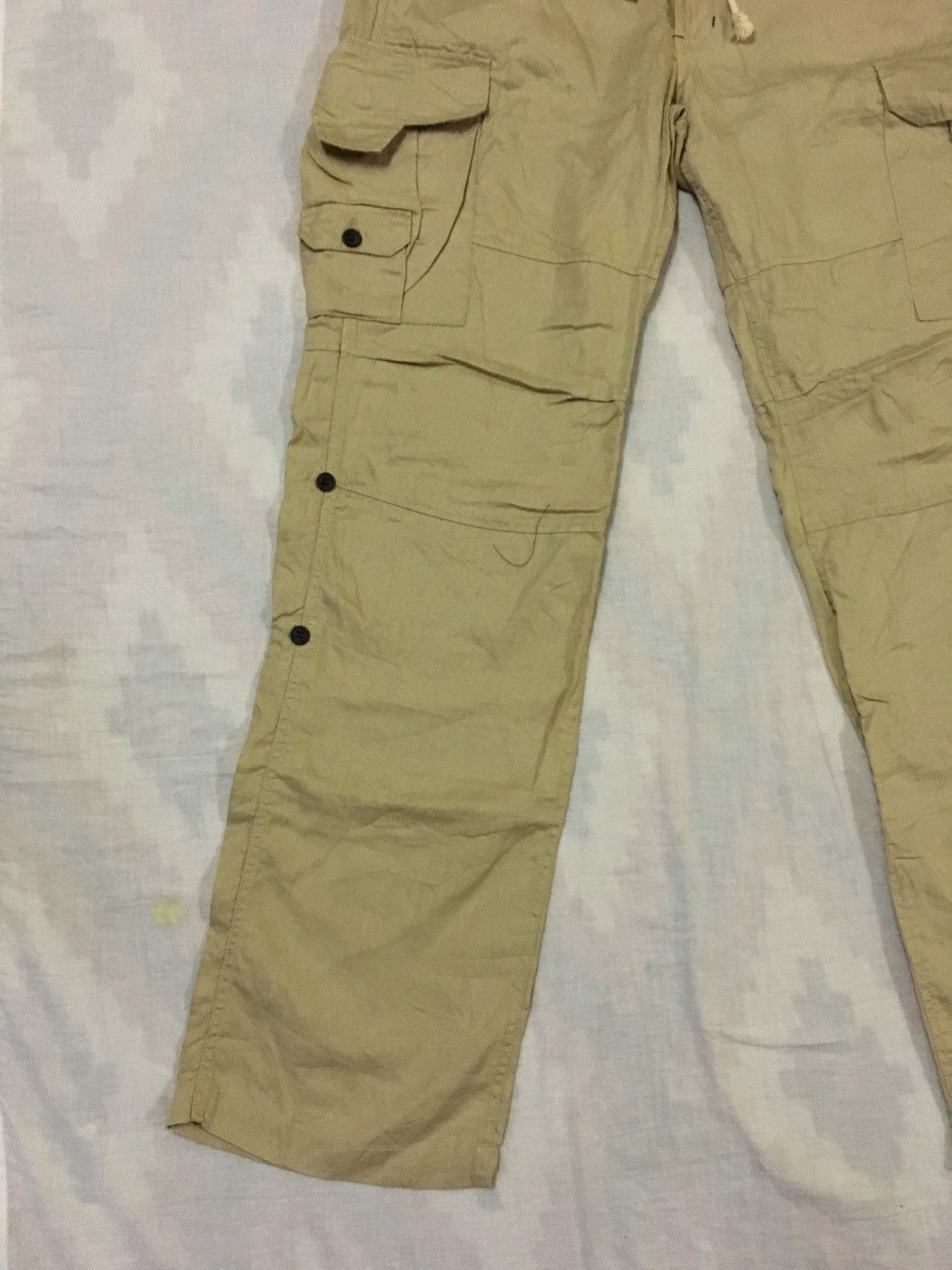 Japanese Brand × Katharine Hamnett London 🔥 CARGO PANTS KATHARINE HAMNETT MULTIPOCKTES PANTS🔥 Size US 35 - 6 Thumbnail