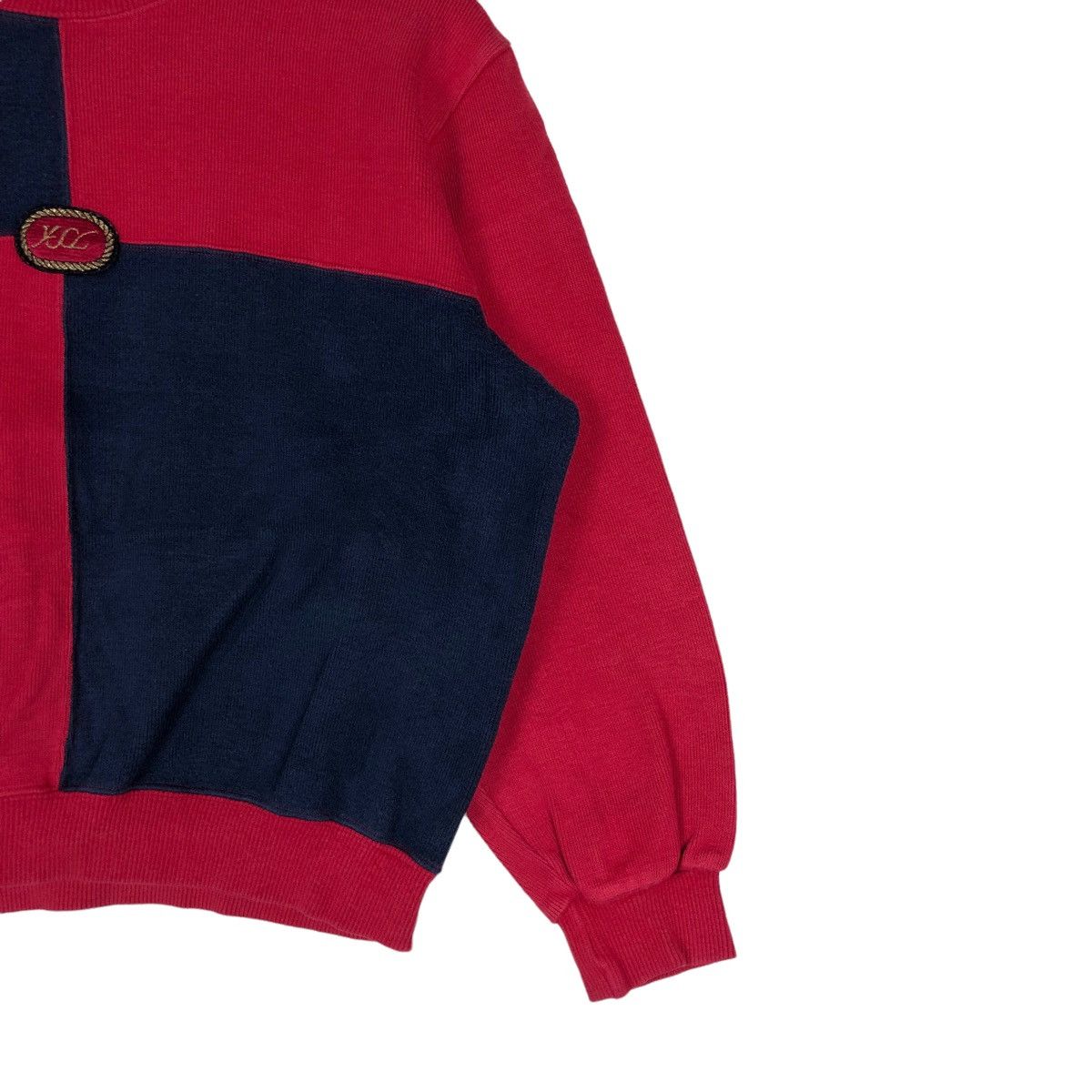Yves Saint Laurent Yves Saint Laurent Two Tone Color Pullover Jumper Sweatshirt Size US M / EU 48-50 / 2 - 4 Thumbnail
