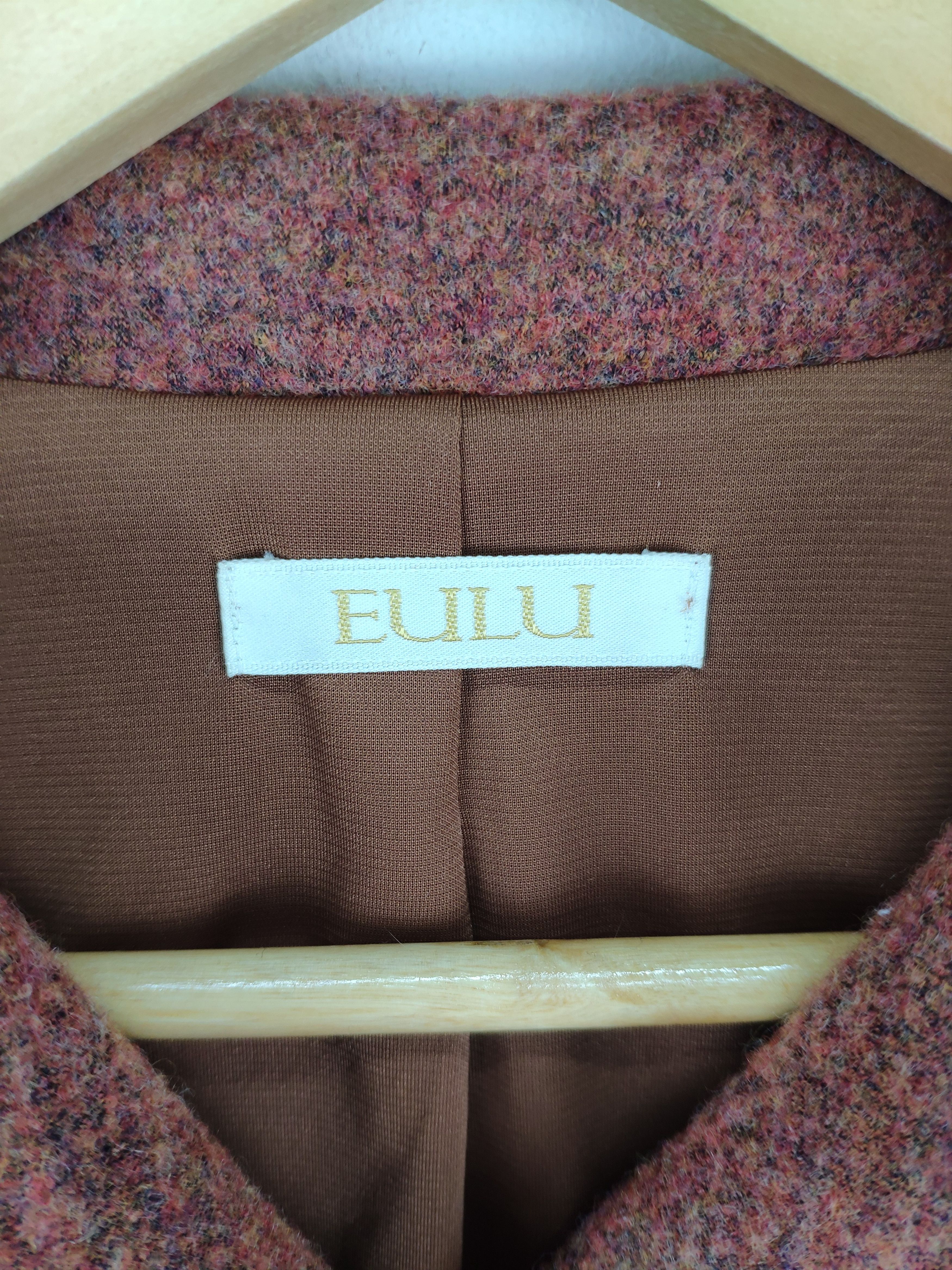 Japanese Brand × Vintage 🇯🇵 Vintage 1990s Wool Cardigan Button Up EULU Size S / US 4 / IT 40 - 3 Thumbnail