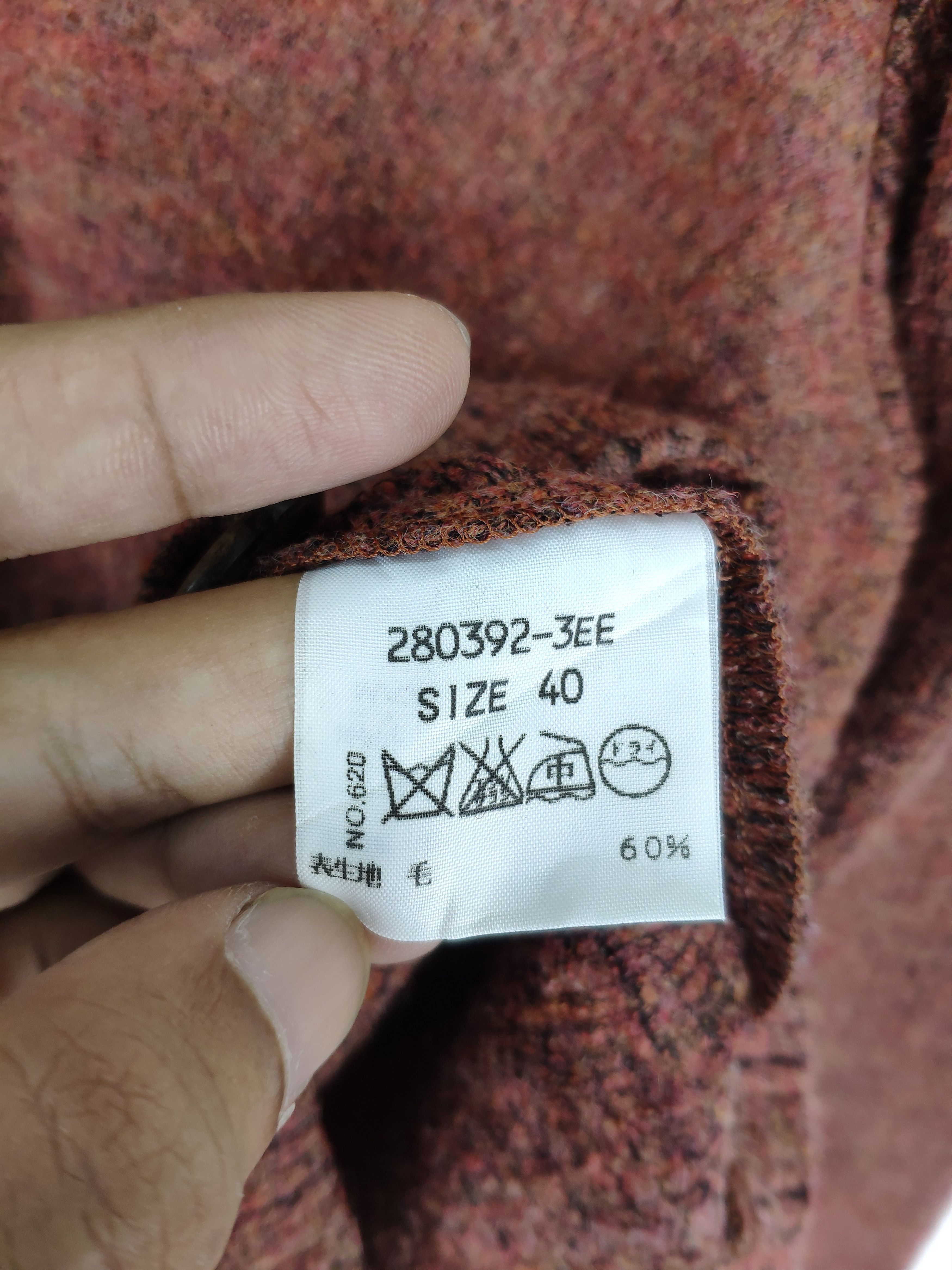 Japanese Brand × Vintage 🇯🇵 Vintage 1990s Wool Cardigan Button Up EULU Size S / US 4 / IT 40 - 4 Thumbnail