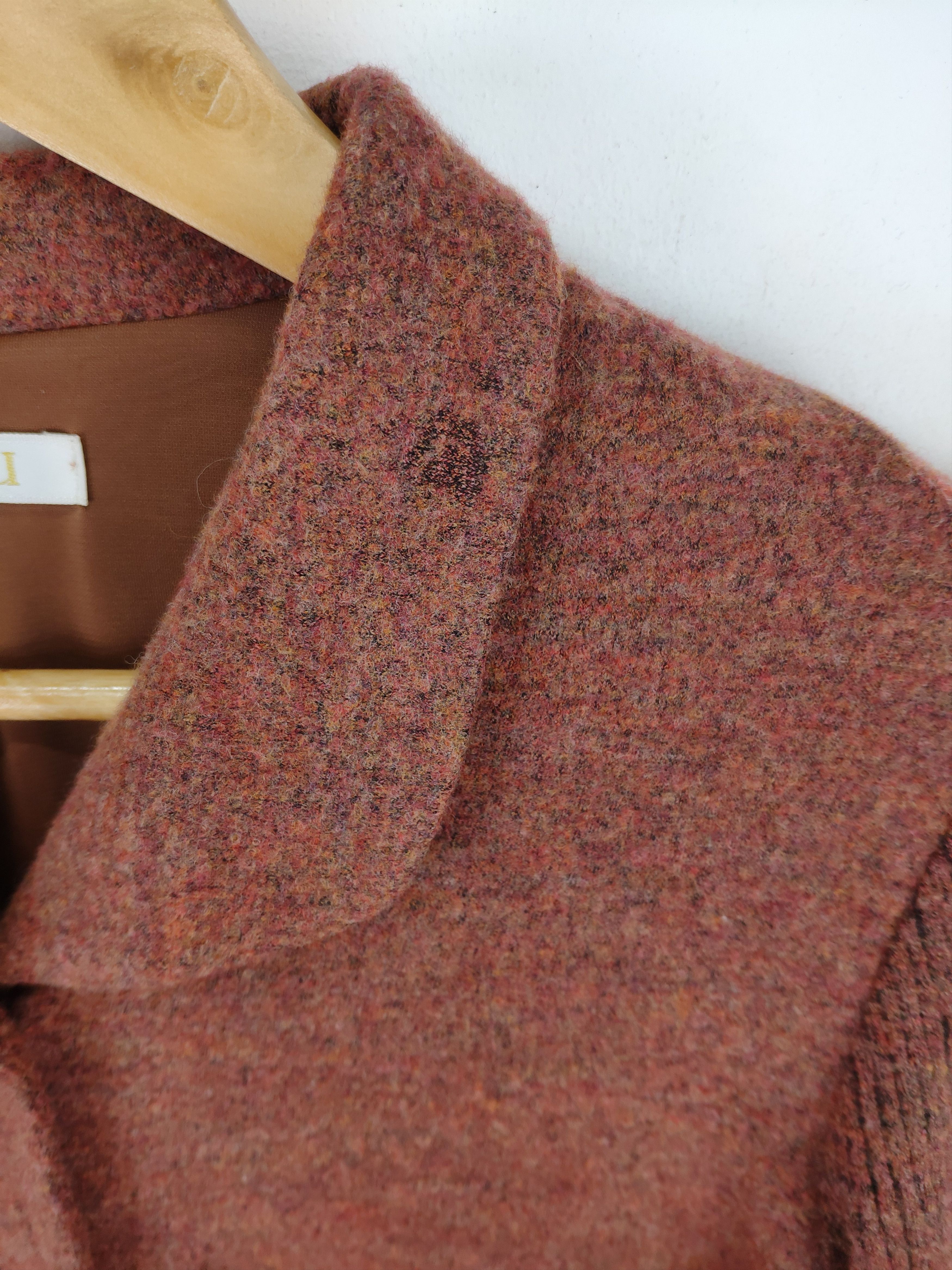 Japanese Brand × Vintage 🇯🇵 Vintage 1990s Wool Cardigan Button Up EULU Size S / US 4 / IT 40 - 8 Thumbnail