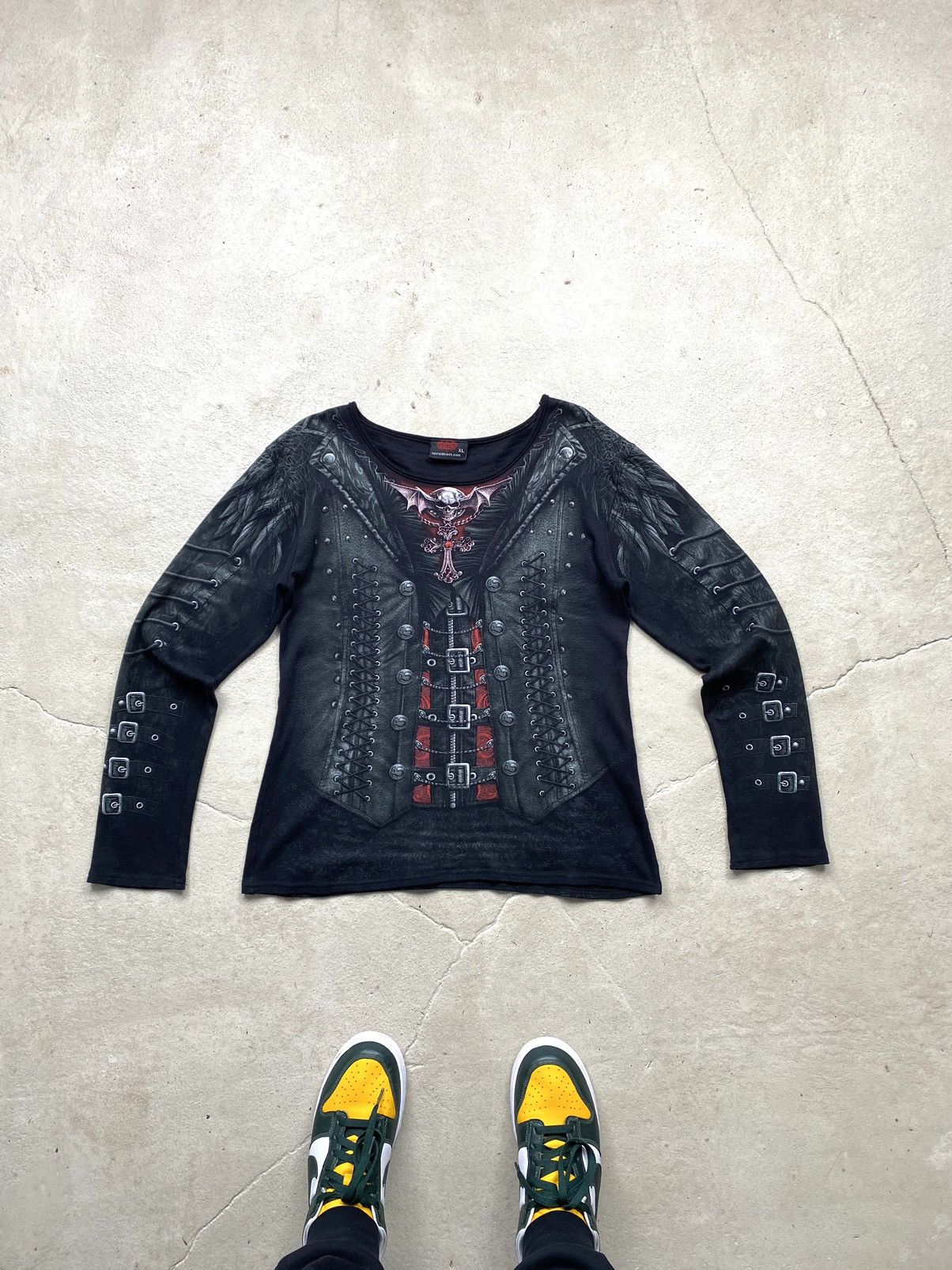 Band Tees Vintage 00’s Spiral Gothic Longsleeve Size XL / US 12-14 / IT 48-50 - 1 Thumbnail