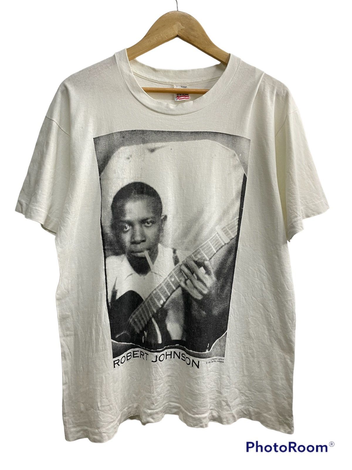 Band Tees 1991 Vintage Robert Johnson T shirts Size US L / EU 52-54 / 3 - 1 Thumbnail