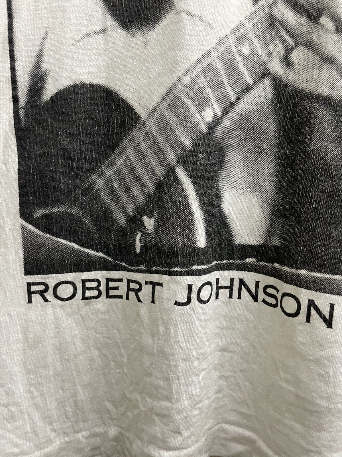 Band Tees 1991 Vintage Robert Johnson T shirts Size US L / EU 52-54 / 3 - 4 Thumbnail