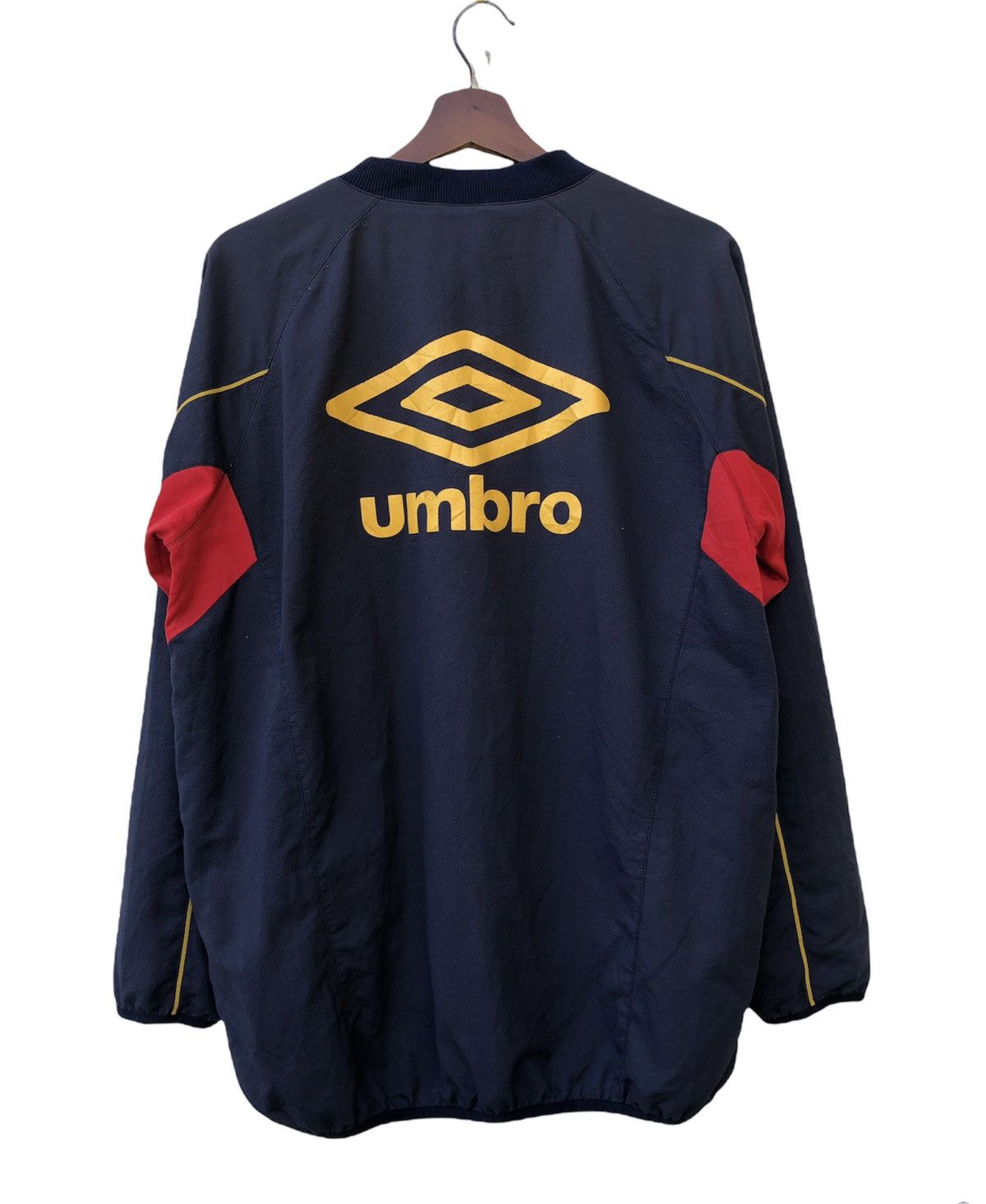Descente Vintage Umbro Big Logo PullOver Size US L / EU 52-54 / 3 - 2 Thumbnail