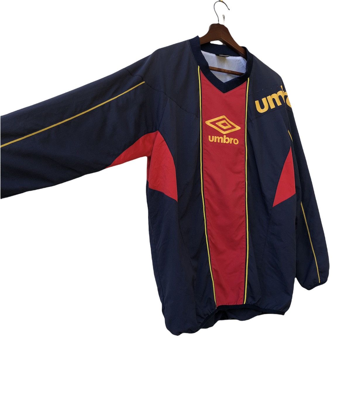 Descente Vintage Umbro Big Logo PullOver Size US L / EU 52-54 / 3 - 3 Thumbnail