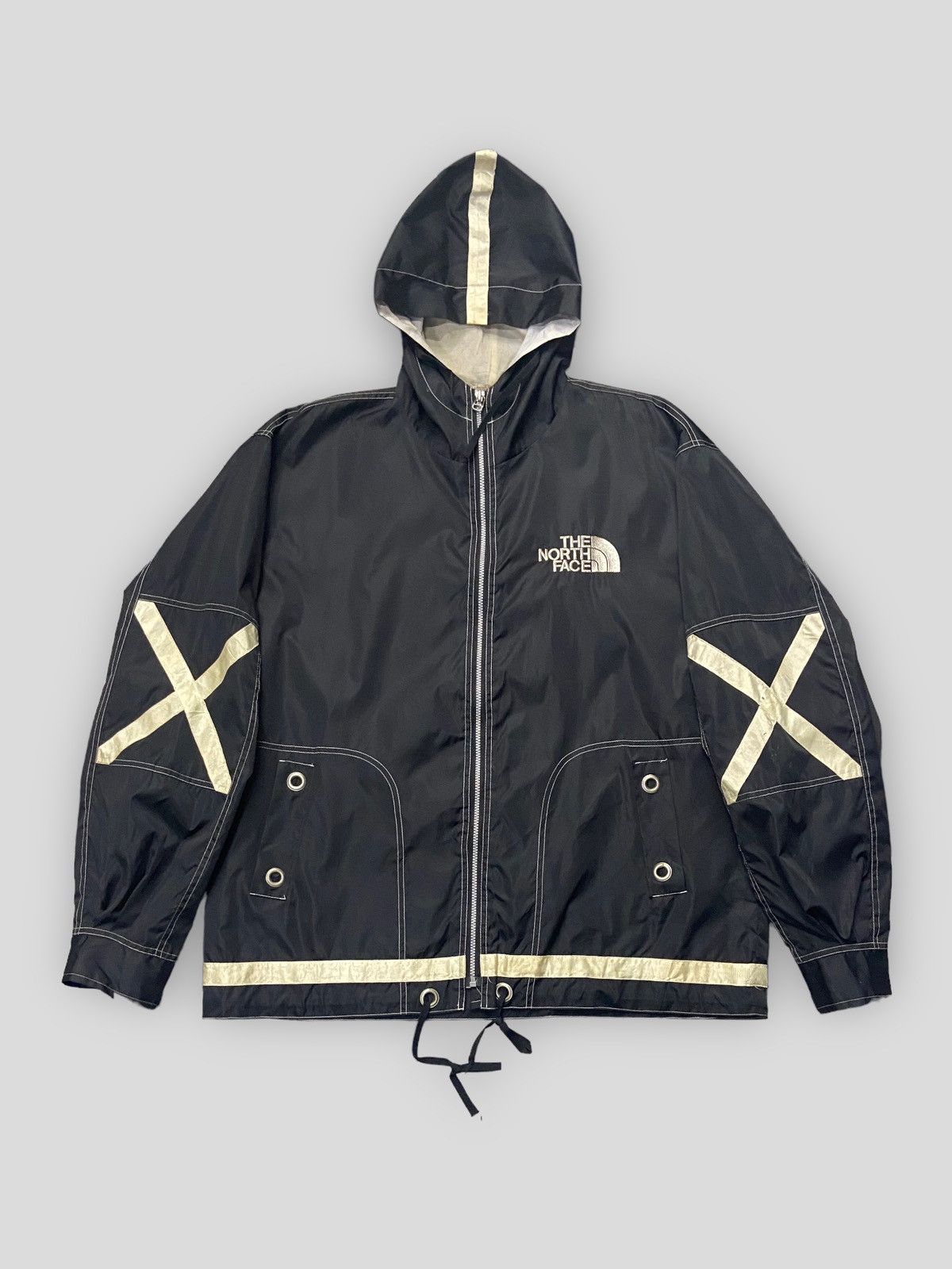 The North Face × Vintage Vintage 80s The North Face Embroidered Contrast Jacket Size US XL / EU 56 / 4 - 2 Thumbnail