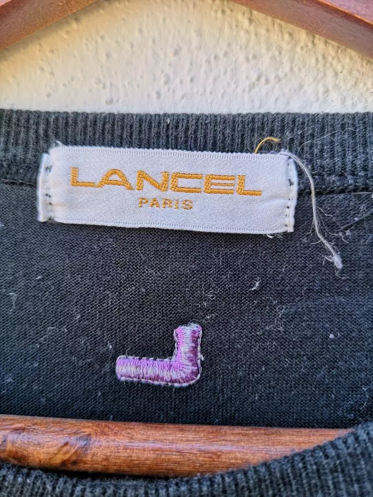 Japanese Brand Vintage Japanese Brand Lancel Spellout Embroidered Logo Size US L / EU 52-54 / 3 - 3 Thumbnail