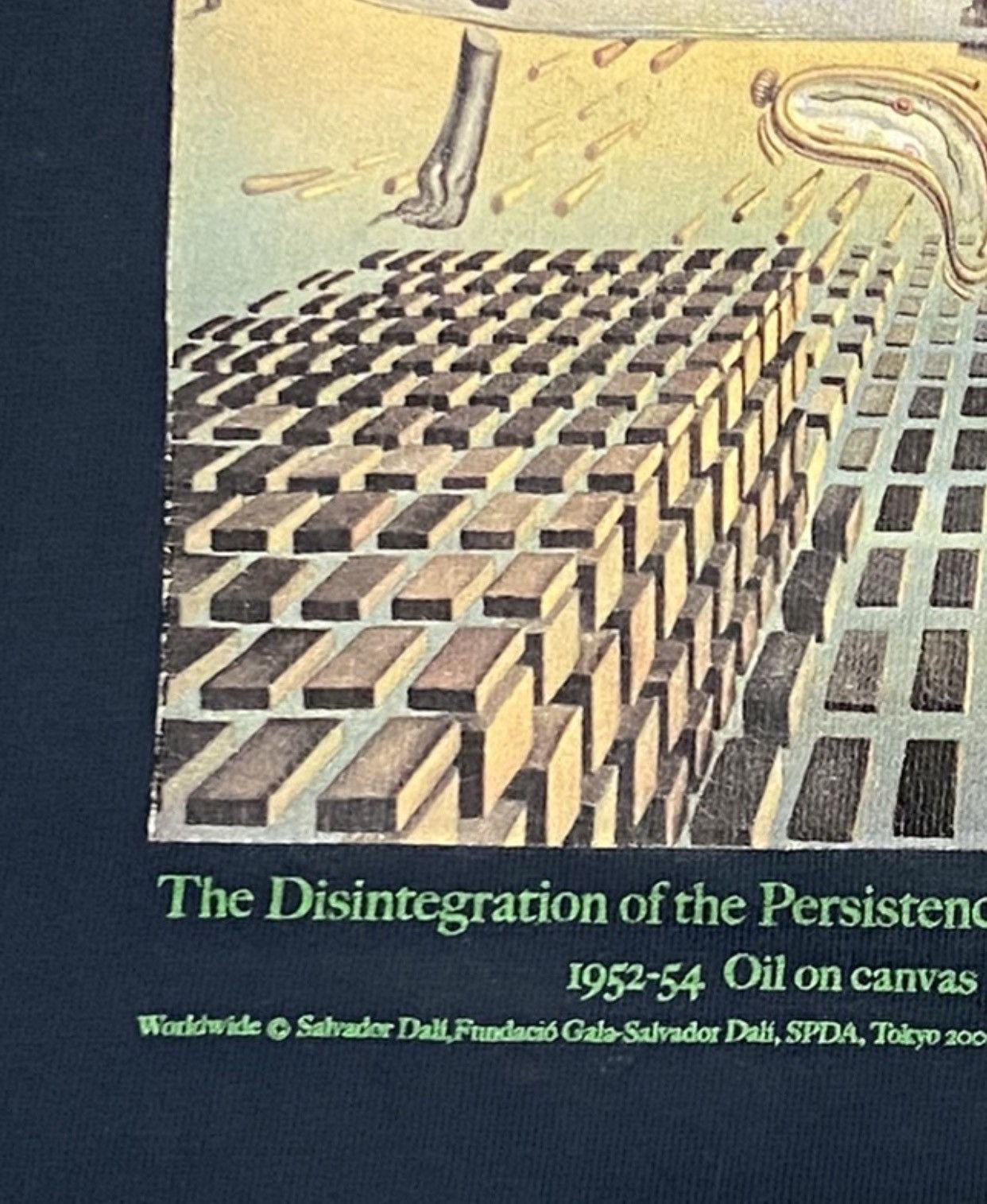 Vintage Vintage SALVADOR DALI The Presistence Of Memory Art Tshirt Size US L / EU 52-54 / 3 - 5 Thumbnail