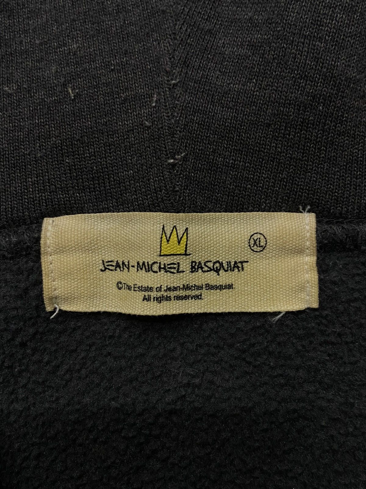 Japanese Brand × Jean-Michel Basquiat × Vintage Vintage 00’s Jean Michel Basquiat Miles Davis Hoodie Size US XL / EU 56 / 4 - 12 Thumbnail