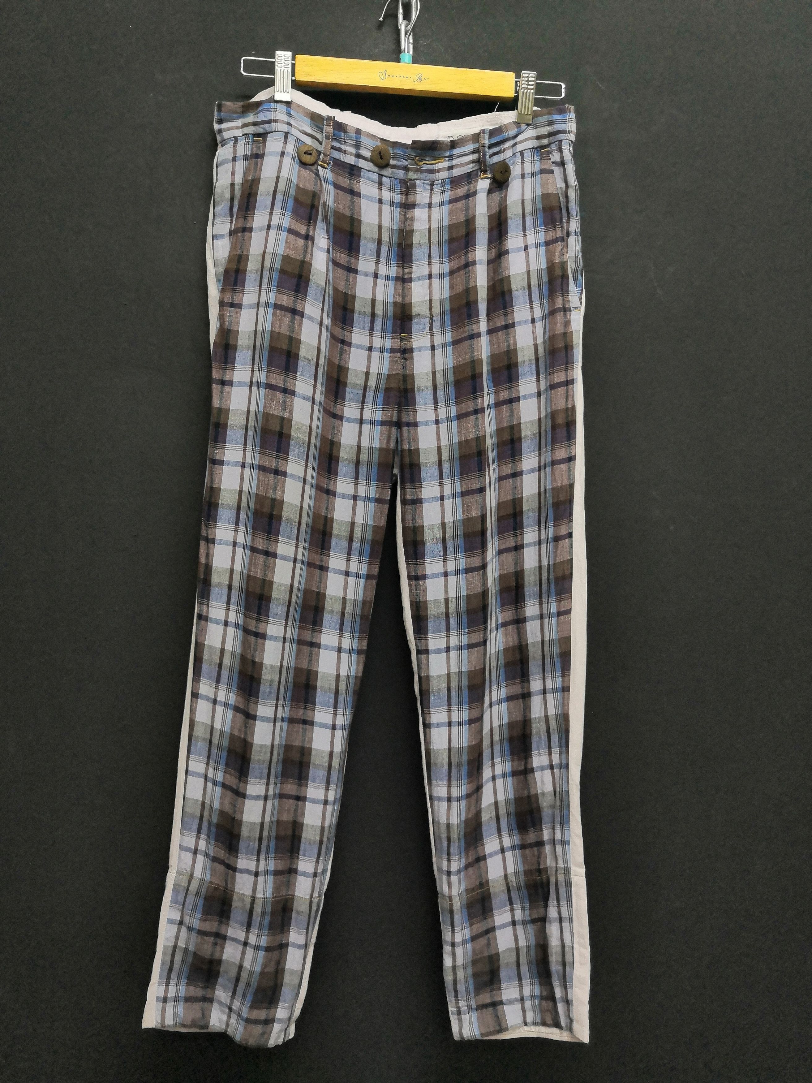 Cosmic Wonder × Japanese Brand × Vintage ✨ Need Gone Today ✨ Cosmic Wonder Casual Tartan Pant Size US 32 / EU 48 - 1 Thumbnail