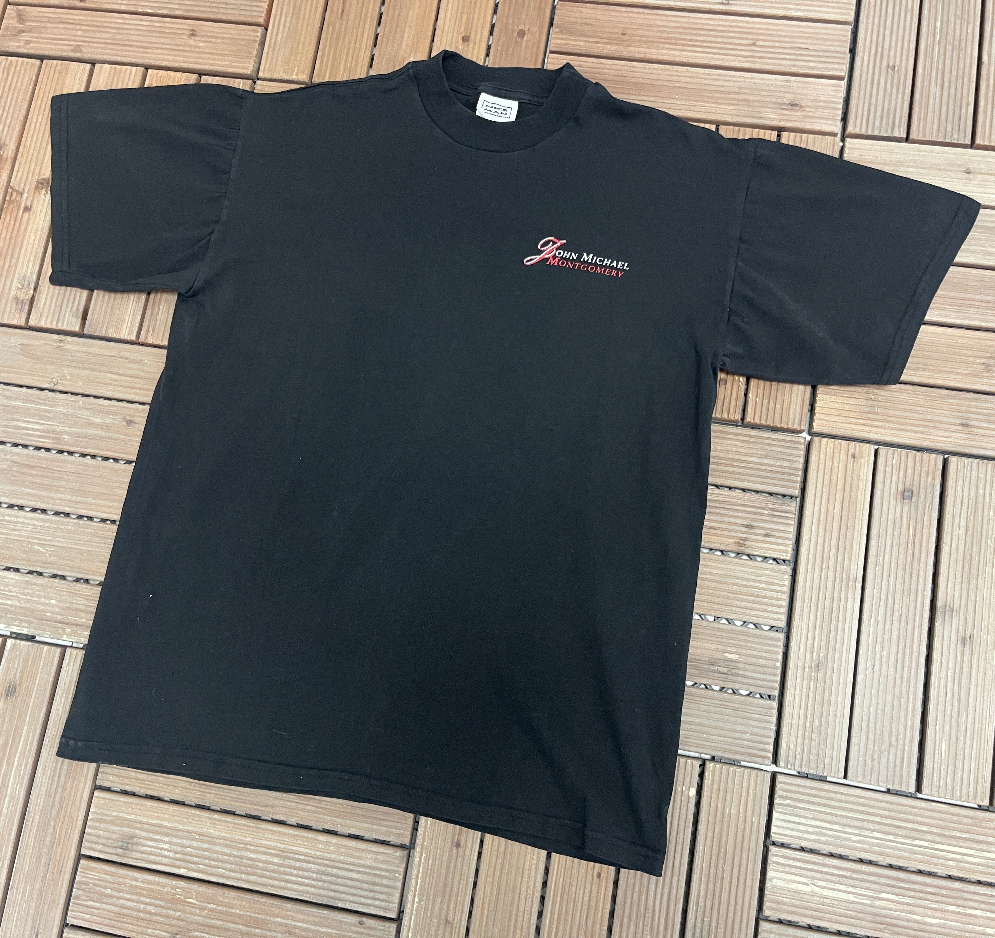 Vintage John Michael Montgomery What I Do The Best Vintage Tee Size US L / EU 52-54 / 3 - 3 Thumbnail