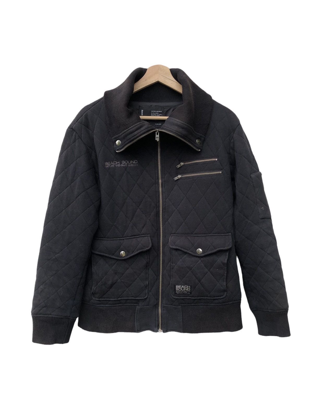 If Six Was Nine JapaneseBrand Beach Quilted MultiPocket Bomber Style Jacket Size US L / EU 52-54 / 3 - 1 Thumbnail