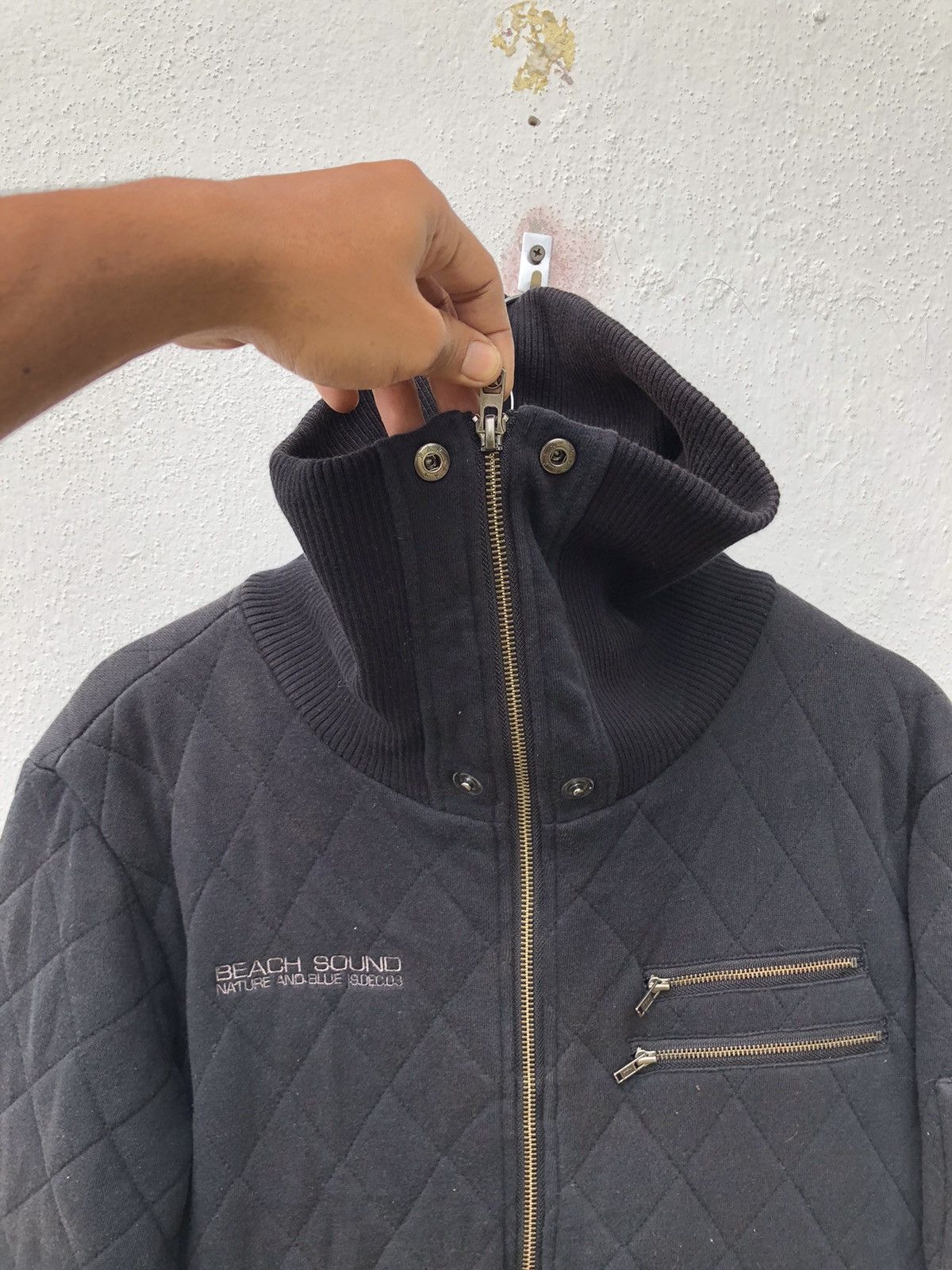 If Six Was Nine JapaneseBrand Beach Quilted MultiPocket Bomber Style Jacket Size US L / EU 52-54 / 3 - 5 Thumbnail
