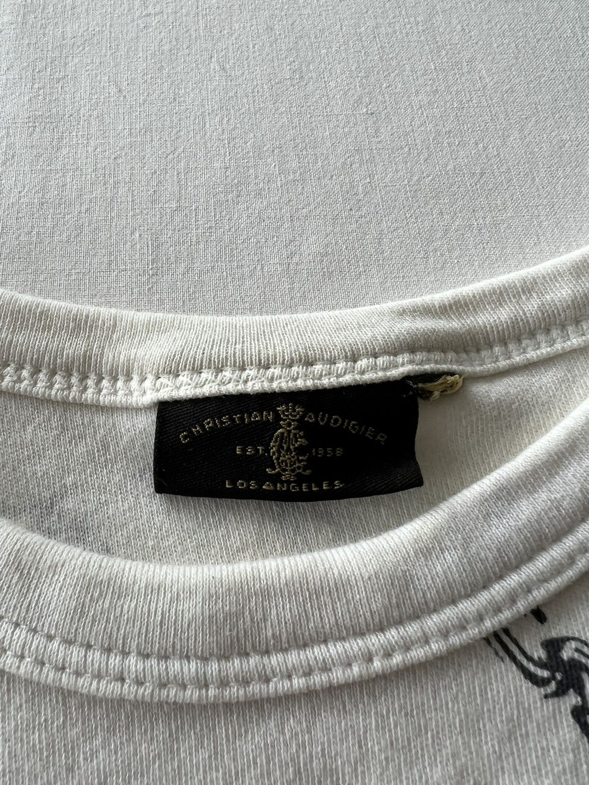 Ed Hardy Ed Hardy Christian Audigier Tigr Streetwear White Tee Size US M / EU 48-50 / 2 - 7 Thumbnail