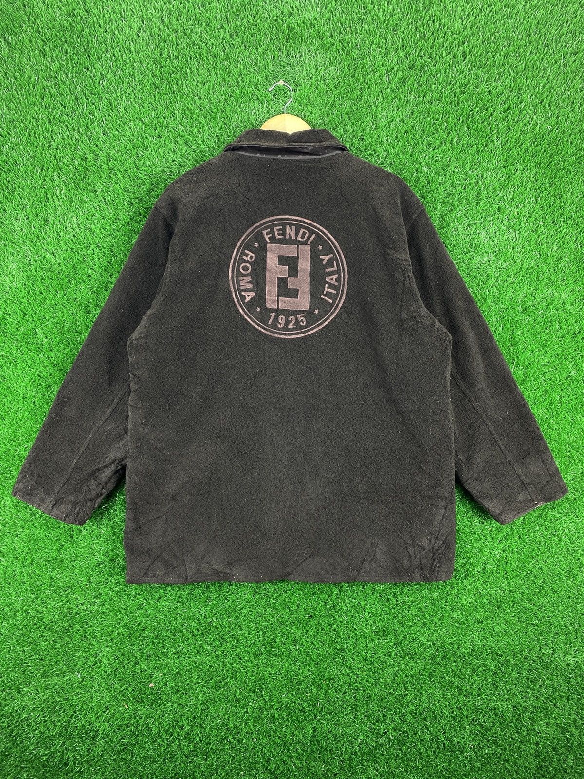 Fendi FENDI Zucca Monogram Reversible Jacket Big Logo Size US L / EU 52-54 / 3 - 4 Thumbnail