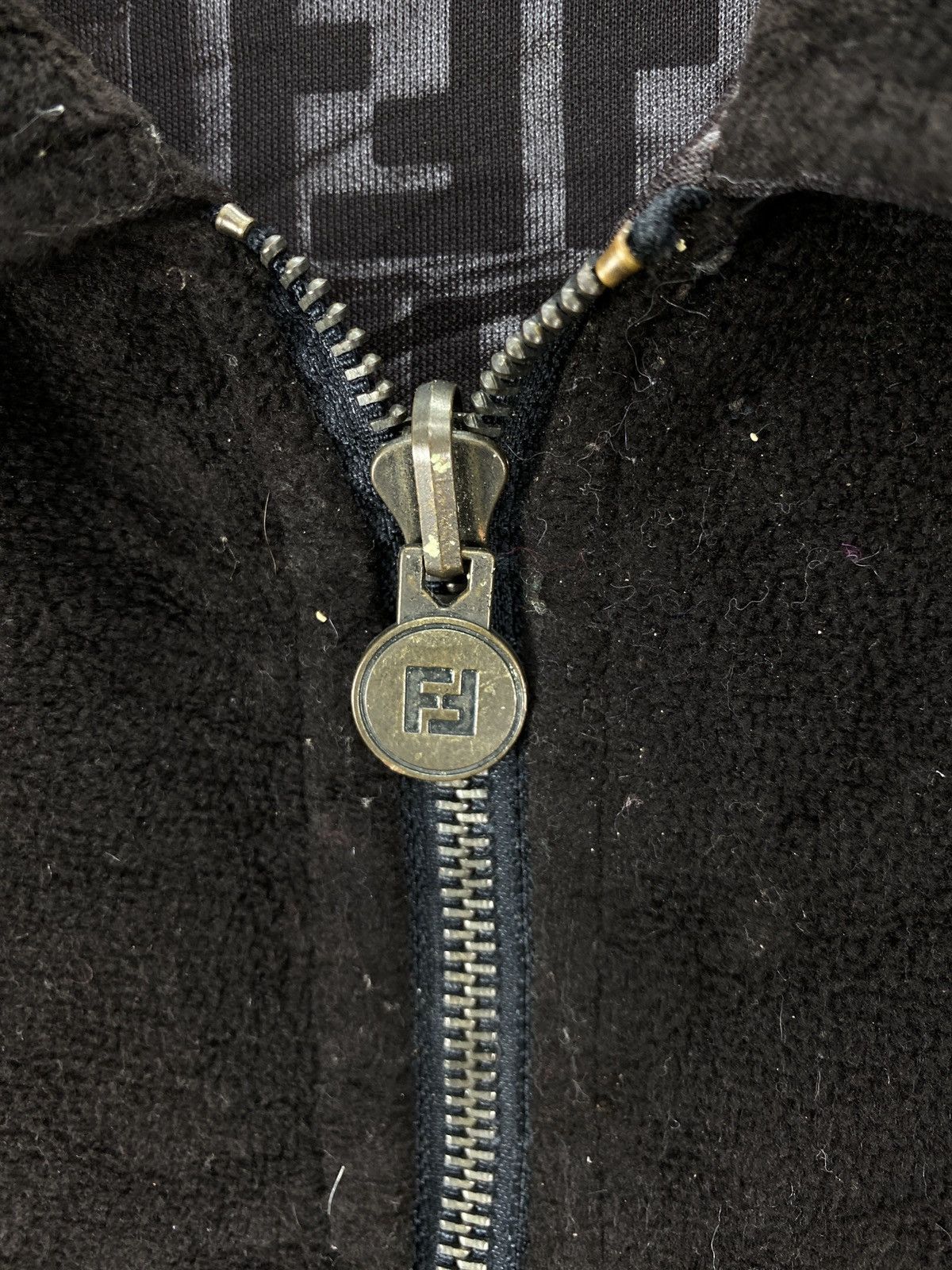 Fendi FENDI Zucca Monogram Reversible Jacket Big Logo Size US L / EU 52-54 / 3 - 10 Thumbnail